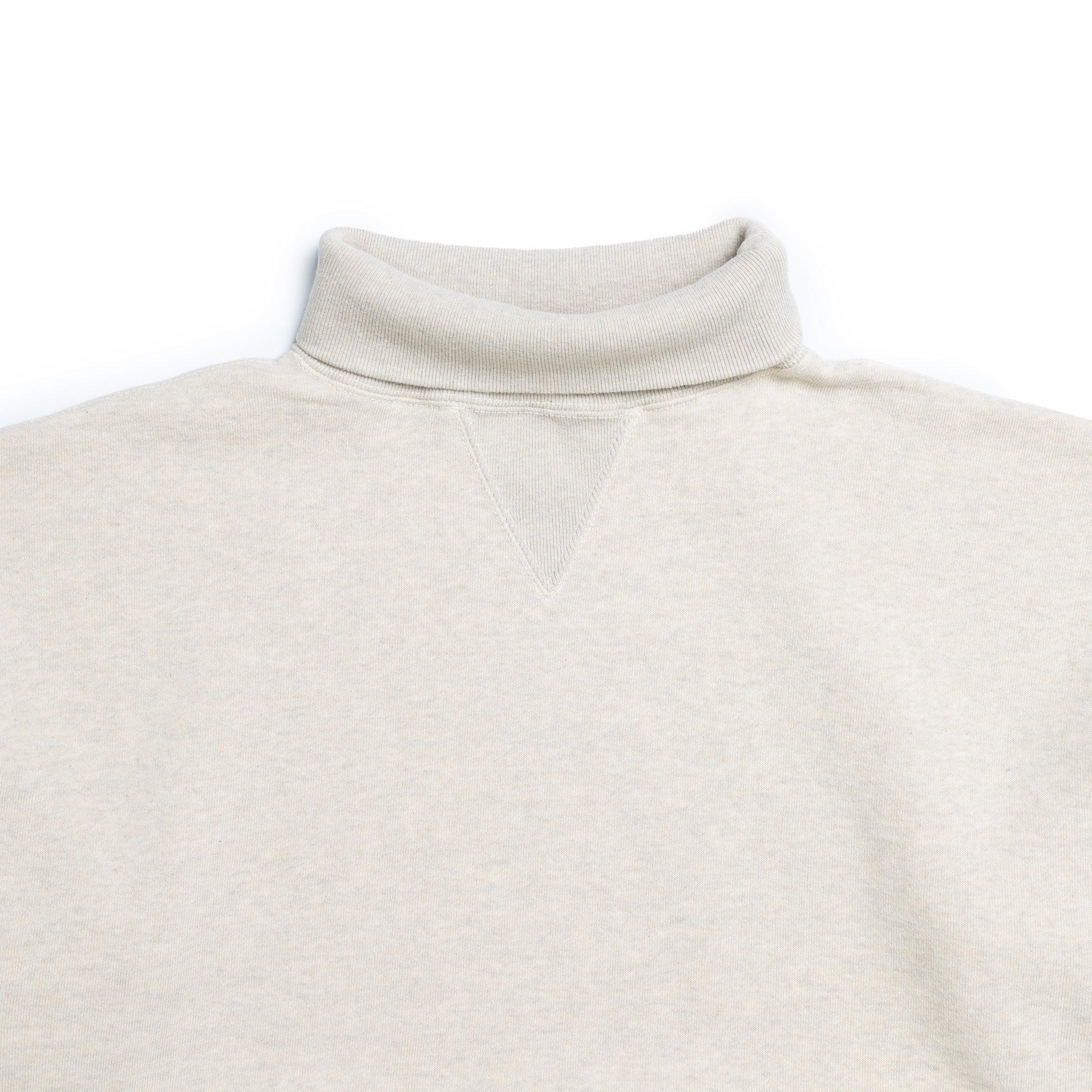 A.G. Spalding & Bros Turtle Neck Training Sweatshirt Oatmeal - Image 5