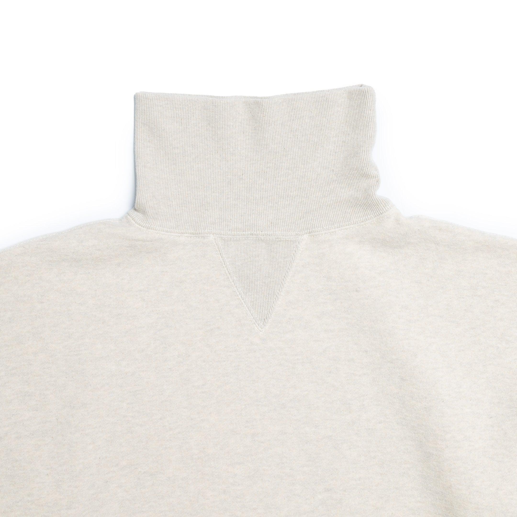 A.G. Spalding & Bros Turtle Neck Training Sweatshirt Oatmeal - Image 6