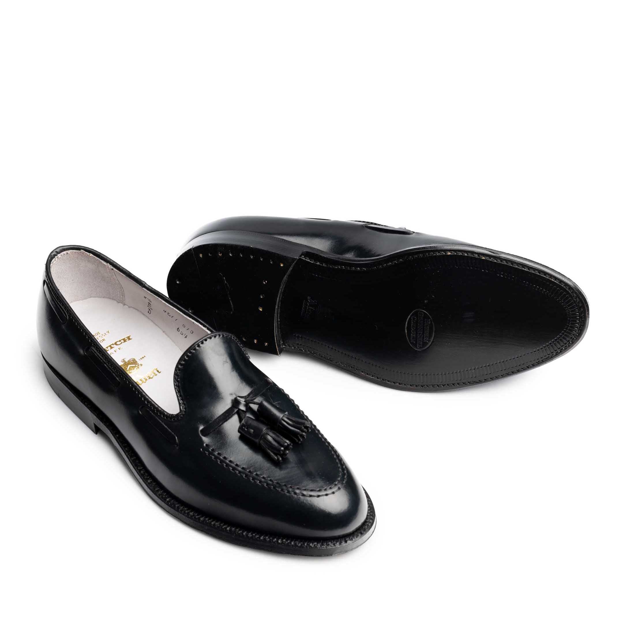 Alden Black Shell Cordovan Tassel Moccasin Loafer 664 - Image 4