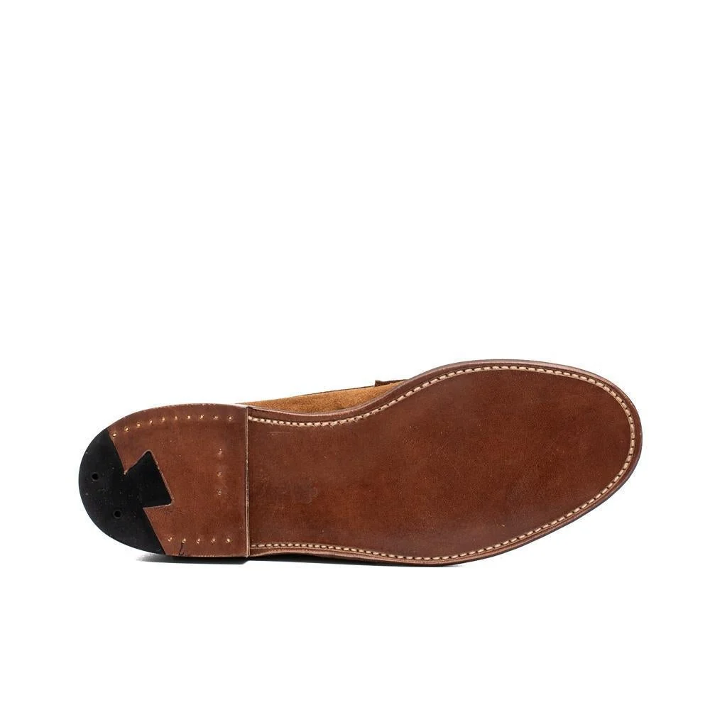 Alden Unlined Penny Loafer Snuff Suede 6243F - Image 4