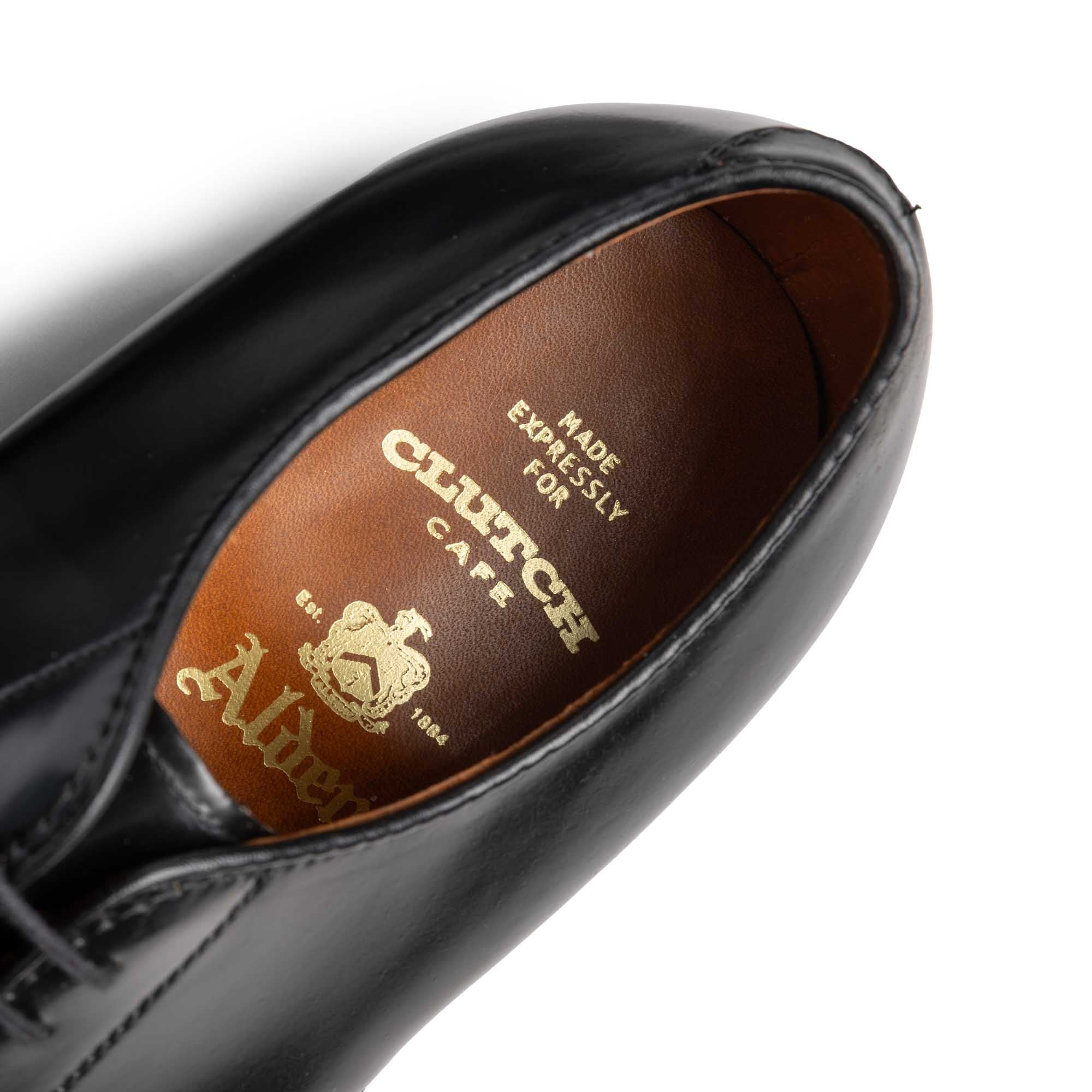 Alden x Clutch Cafe V-Tip Blucher Black Cordovan A0606 - Image 7