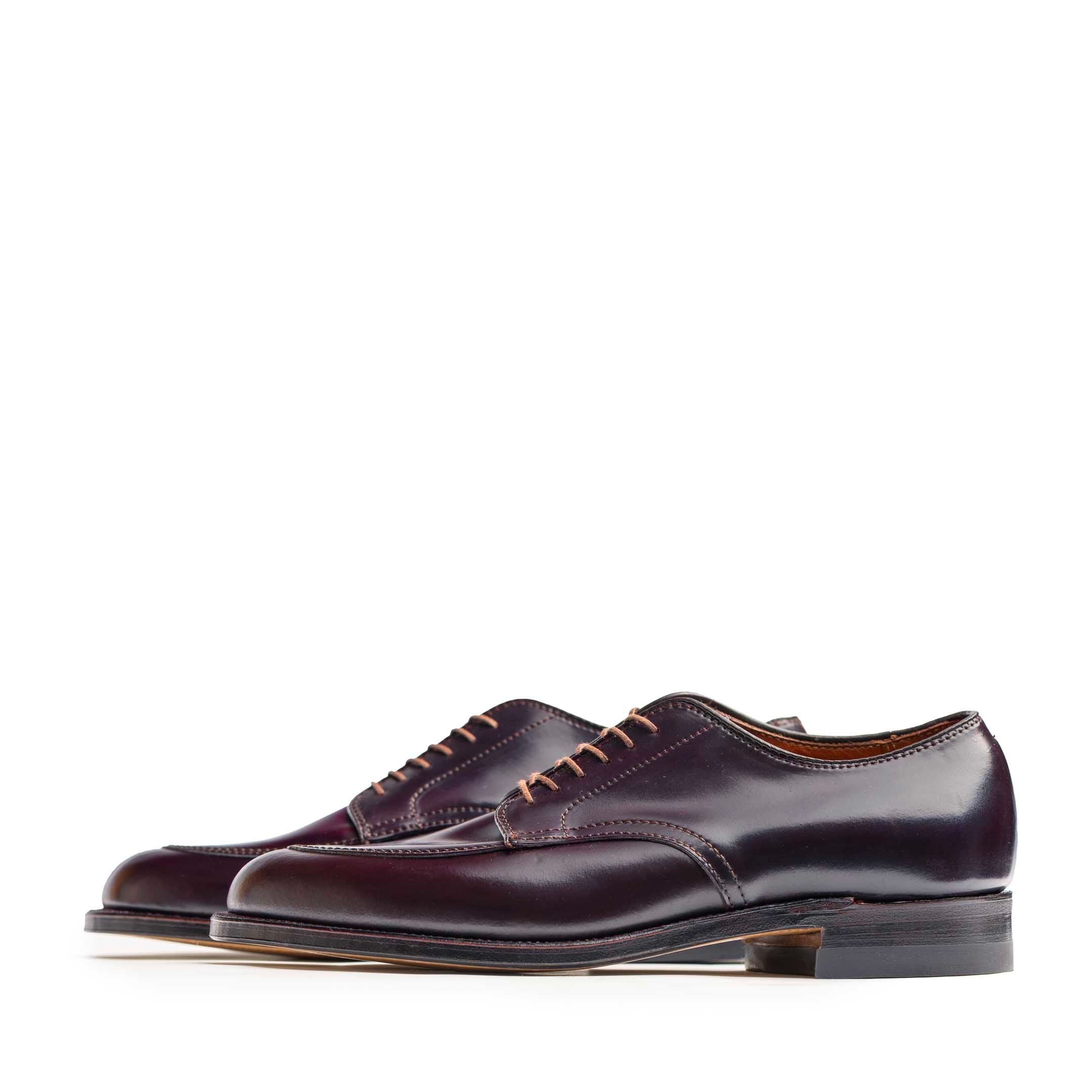 Alden x Clutch Cafe V-Tip Blucher Colour #8 Cordovan A0607 - Image 3