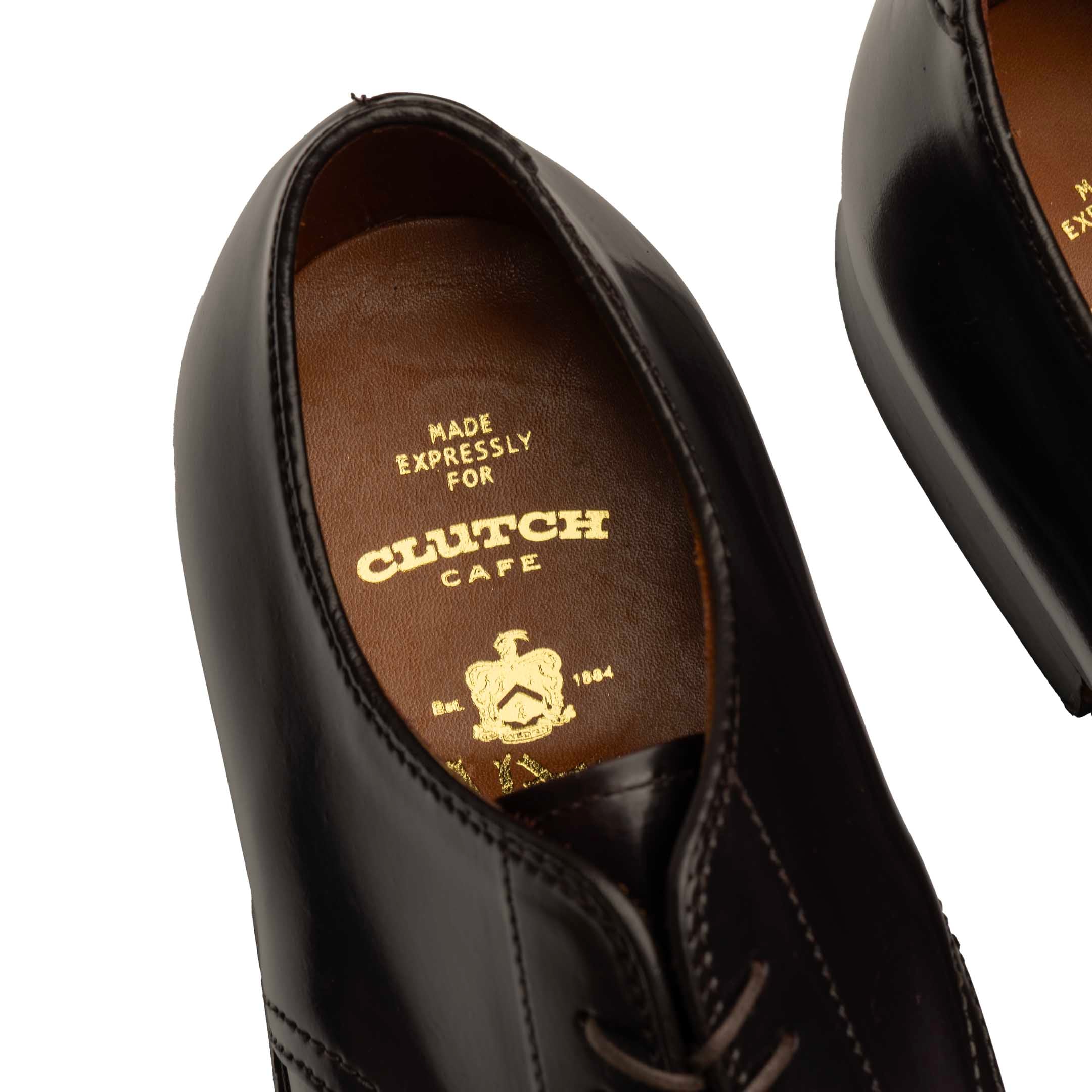 Alden x Clutch Cafe V-Tip Blucher Colour #8 Cordovan A0607 - Image 5