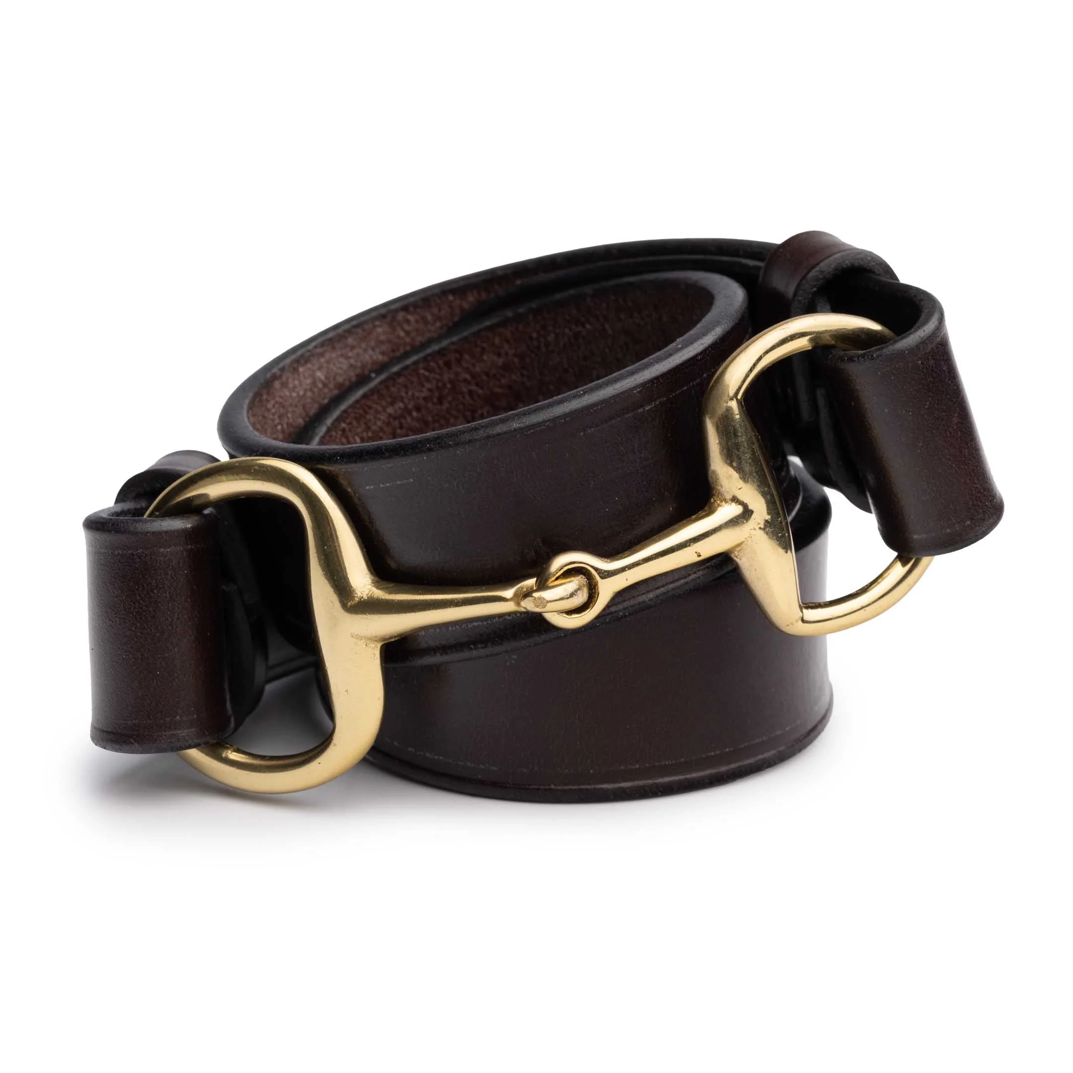 Allevol Ashton Belt Brown/Brass