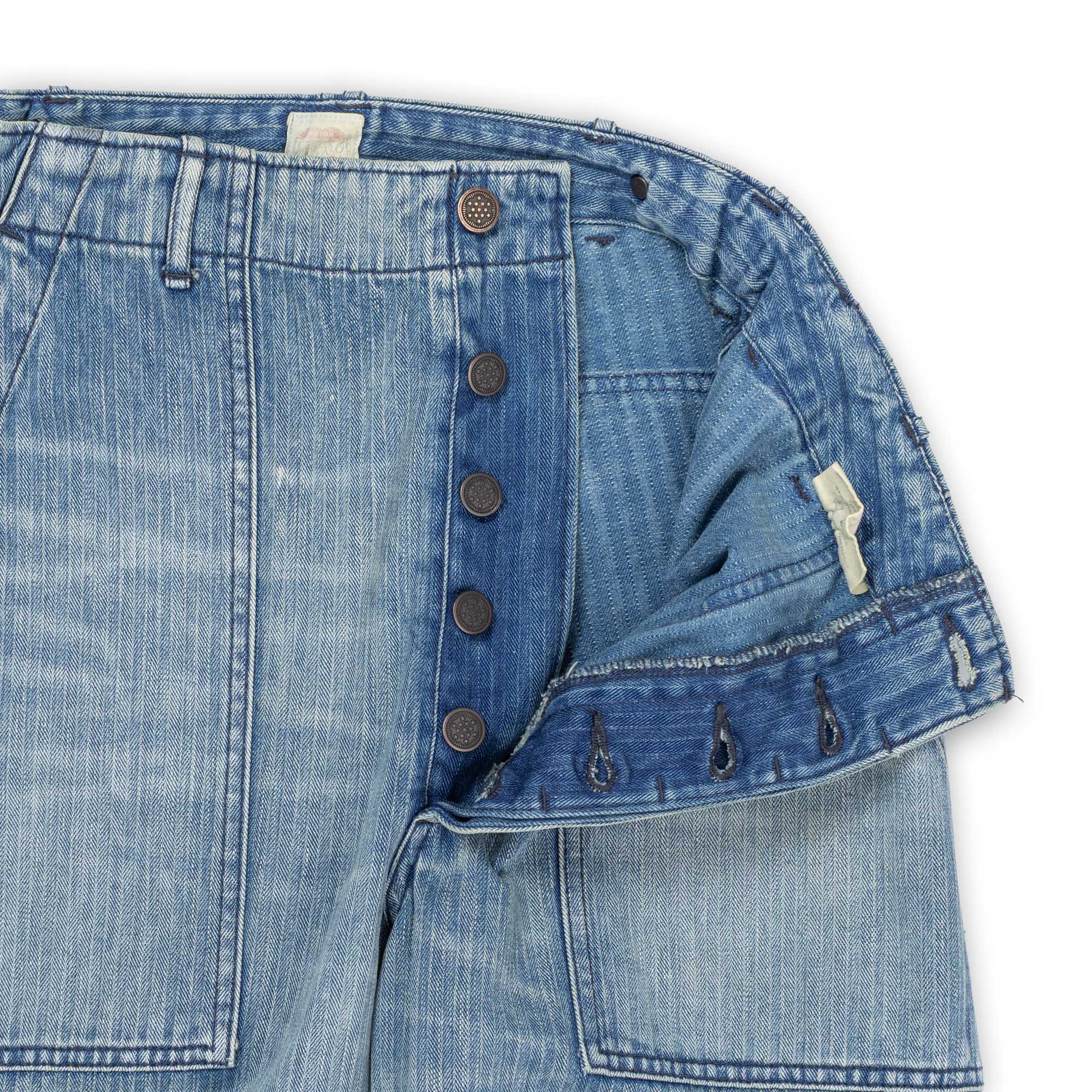 Allevol Baker Pants Indigo Used Wash - Image 7