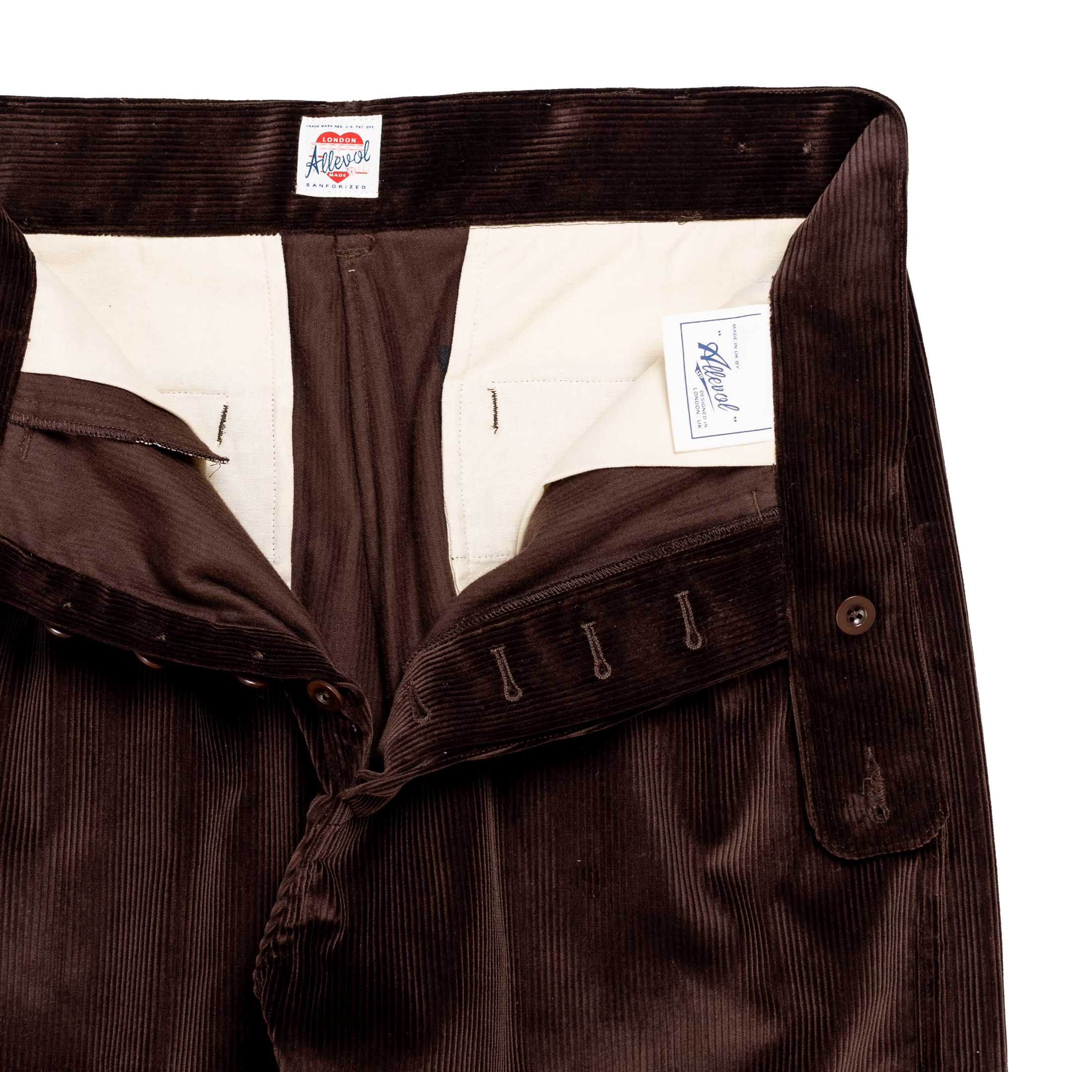 Allevol Brunel Brisbane Moss Corduroy Brown - Image 5