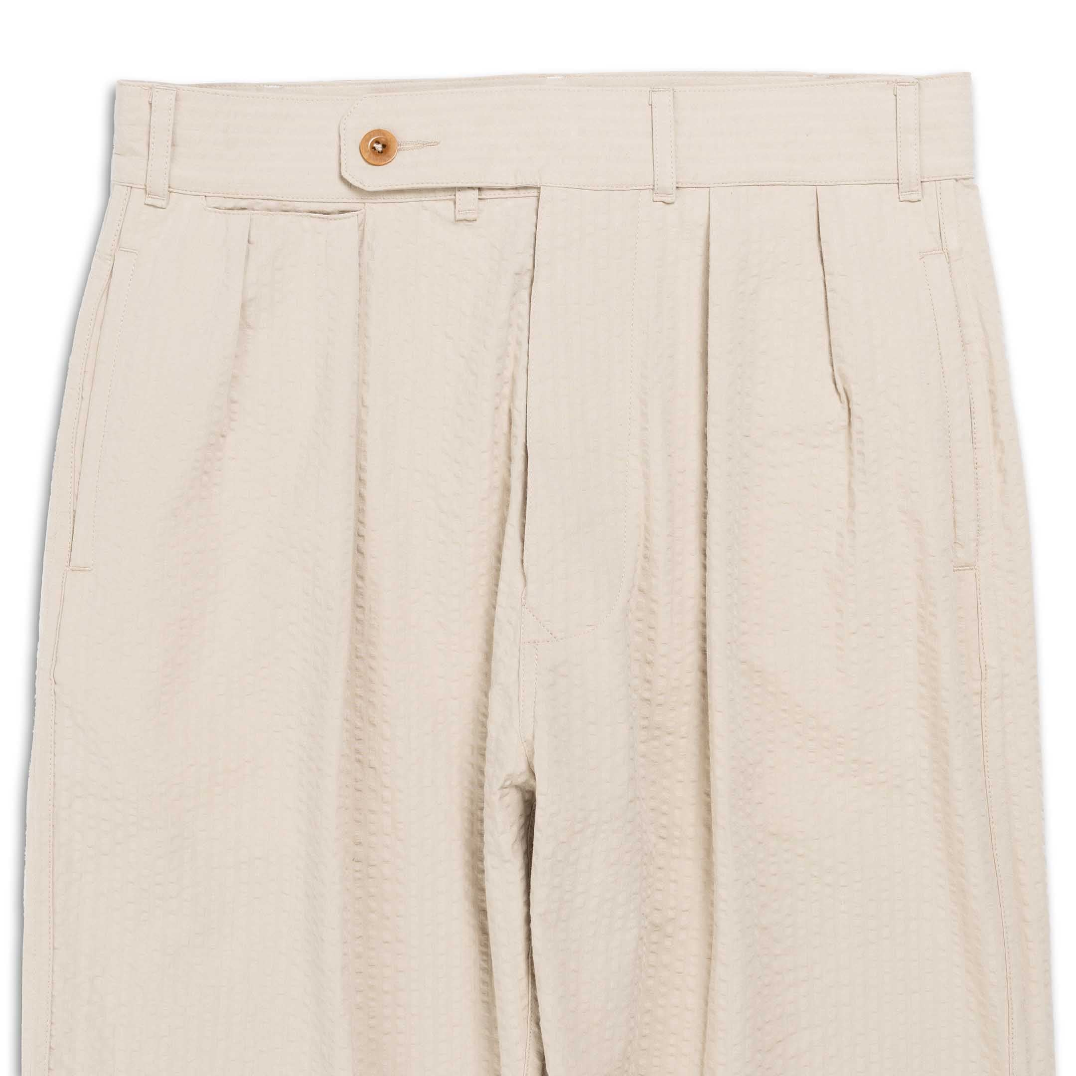 Allevol Brunel Trouser Seersucker Beige - Image 3
