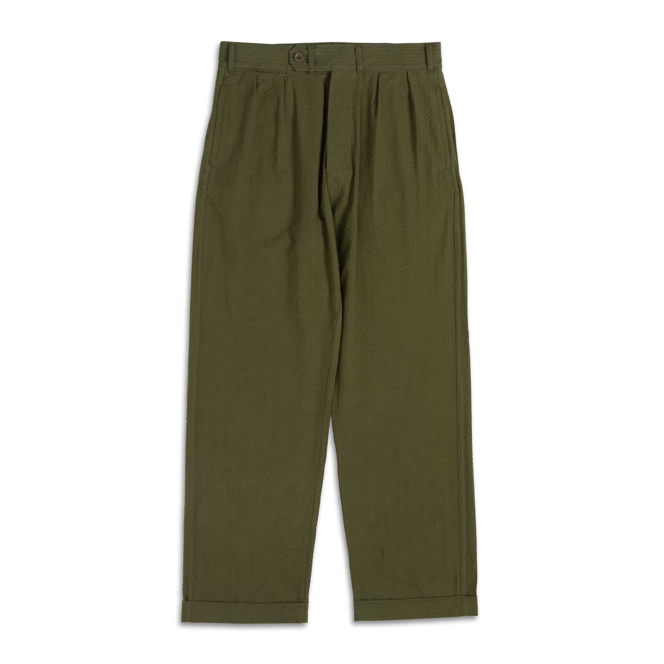 Allevol Brunel Trouser Seersucker Green