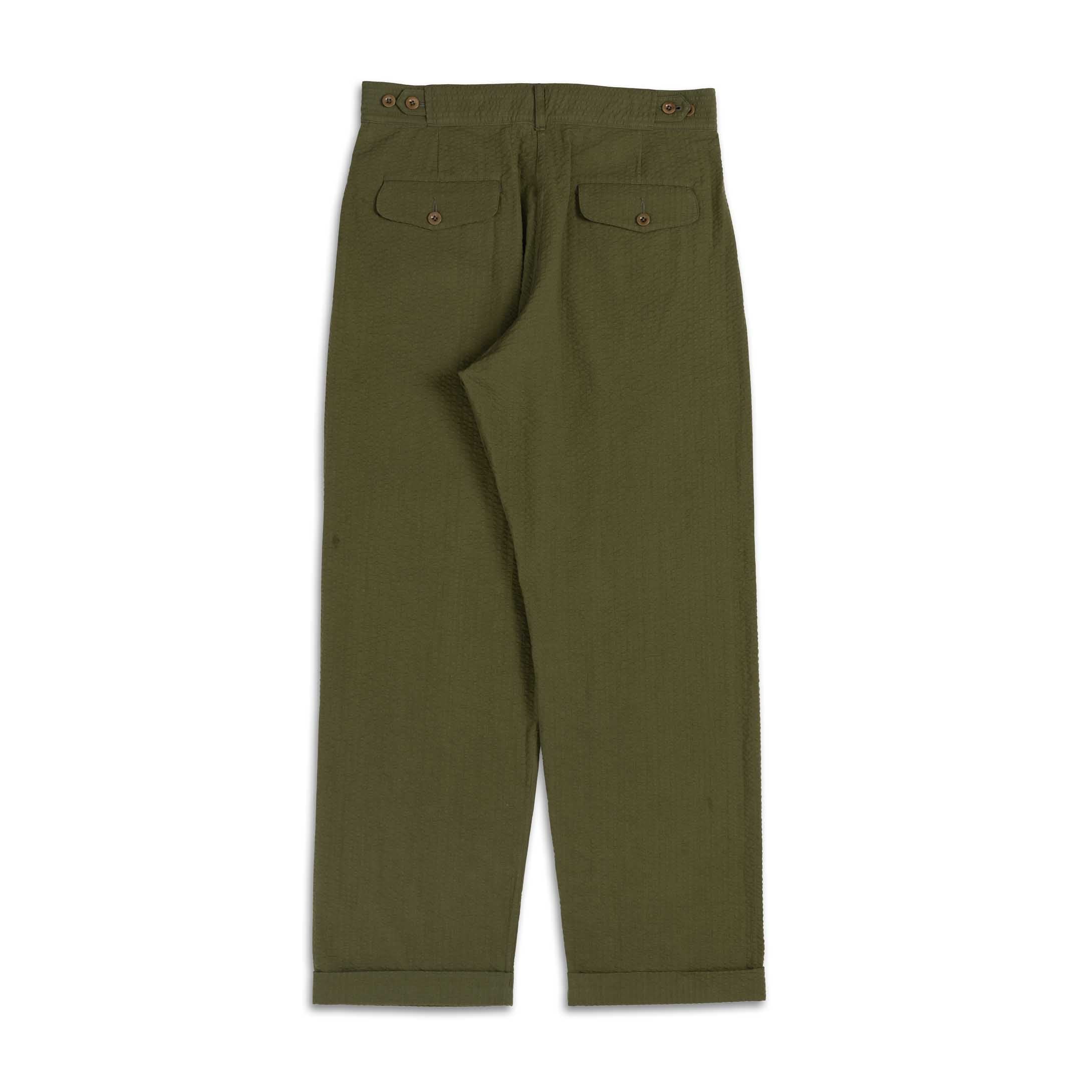 Allevol Brunel Trouser Seersucker Green - Image 2