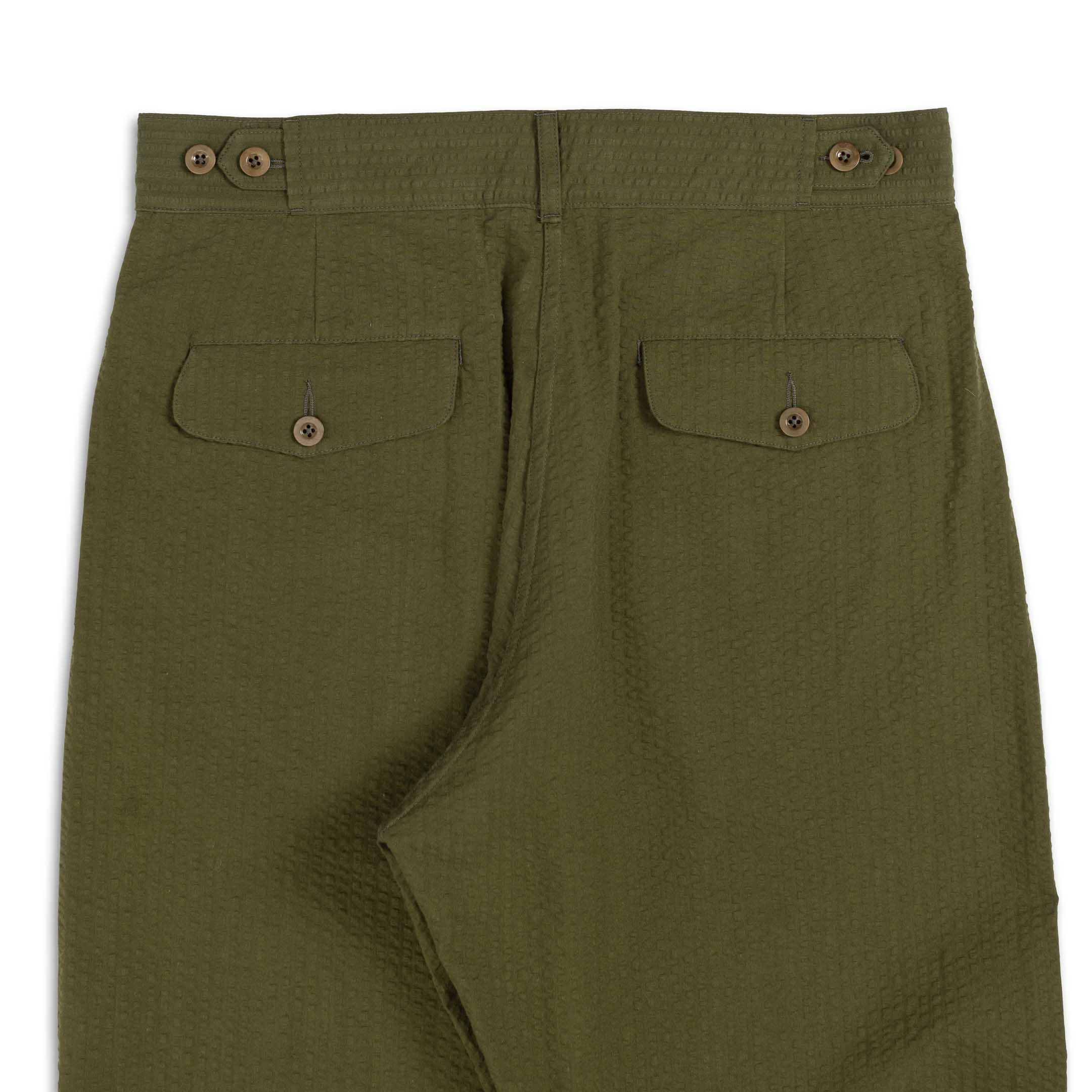 Allevol Brunel Trouser Seersucker Green - Image 3