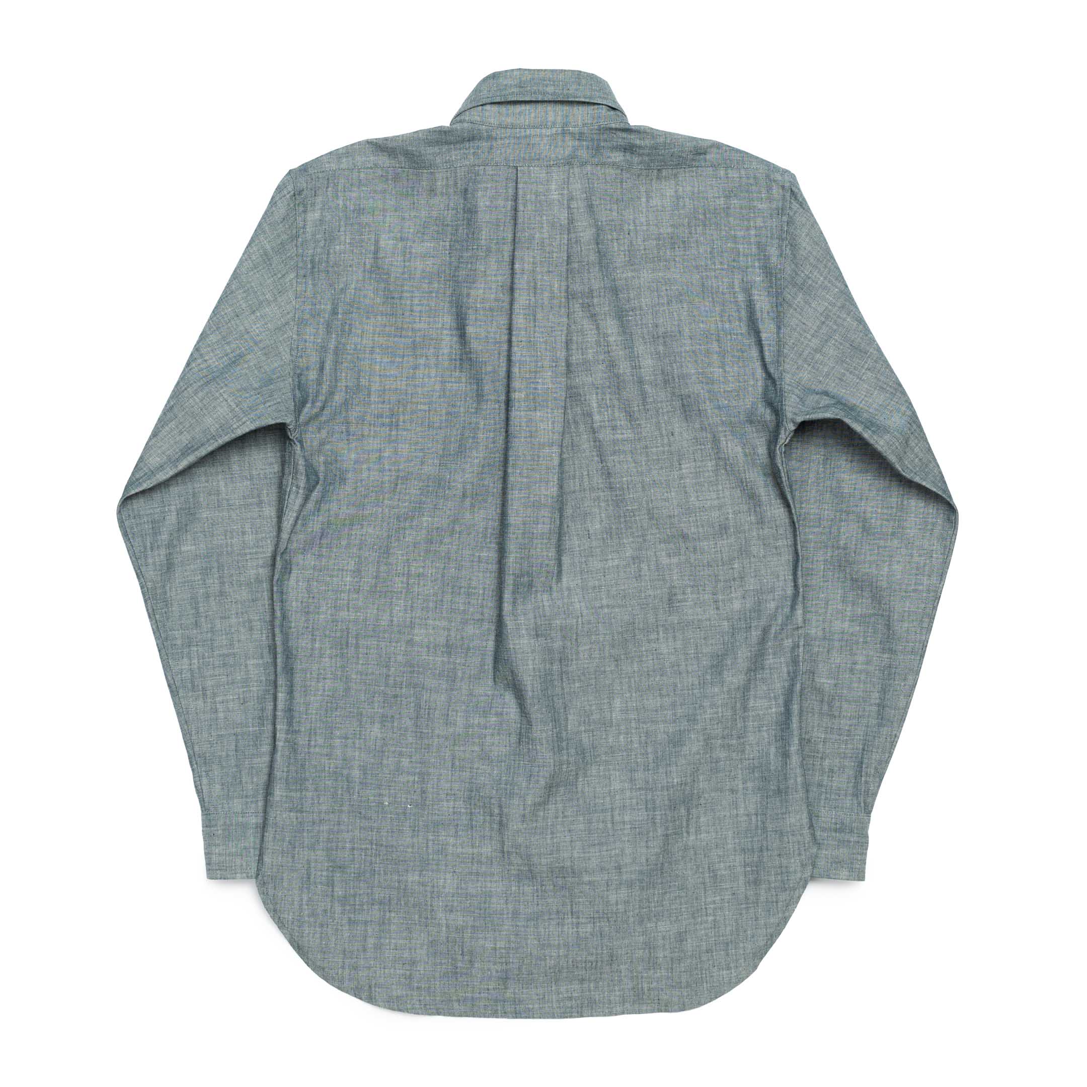 Allevol Chambray Work Shirt Blue - Image 2