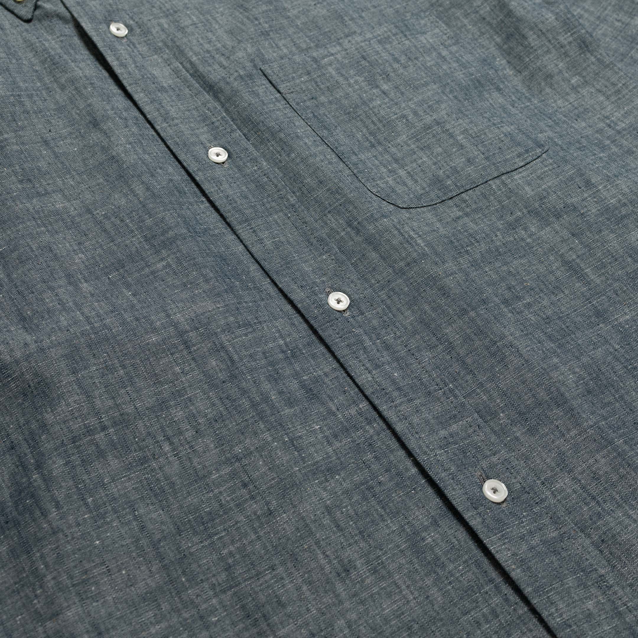 Allevol Chambray Work Shirt Blue - Image 5