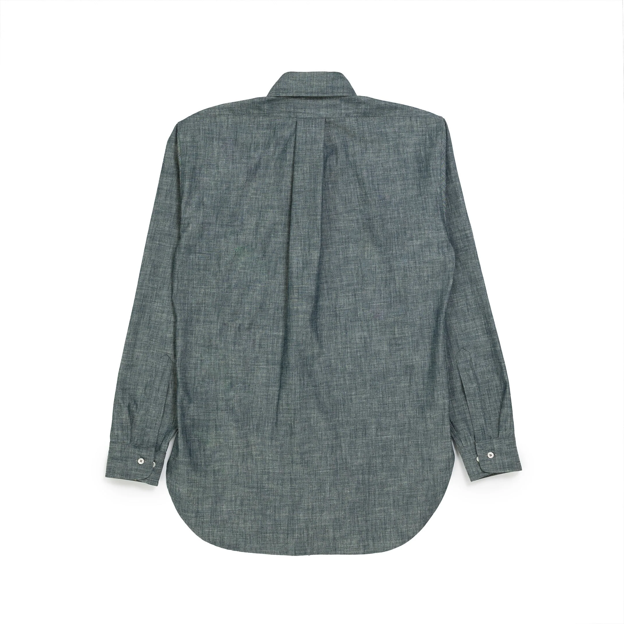 Allevol Chambray Work Shirt Blue - Image 7