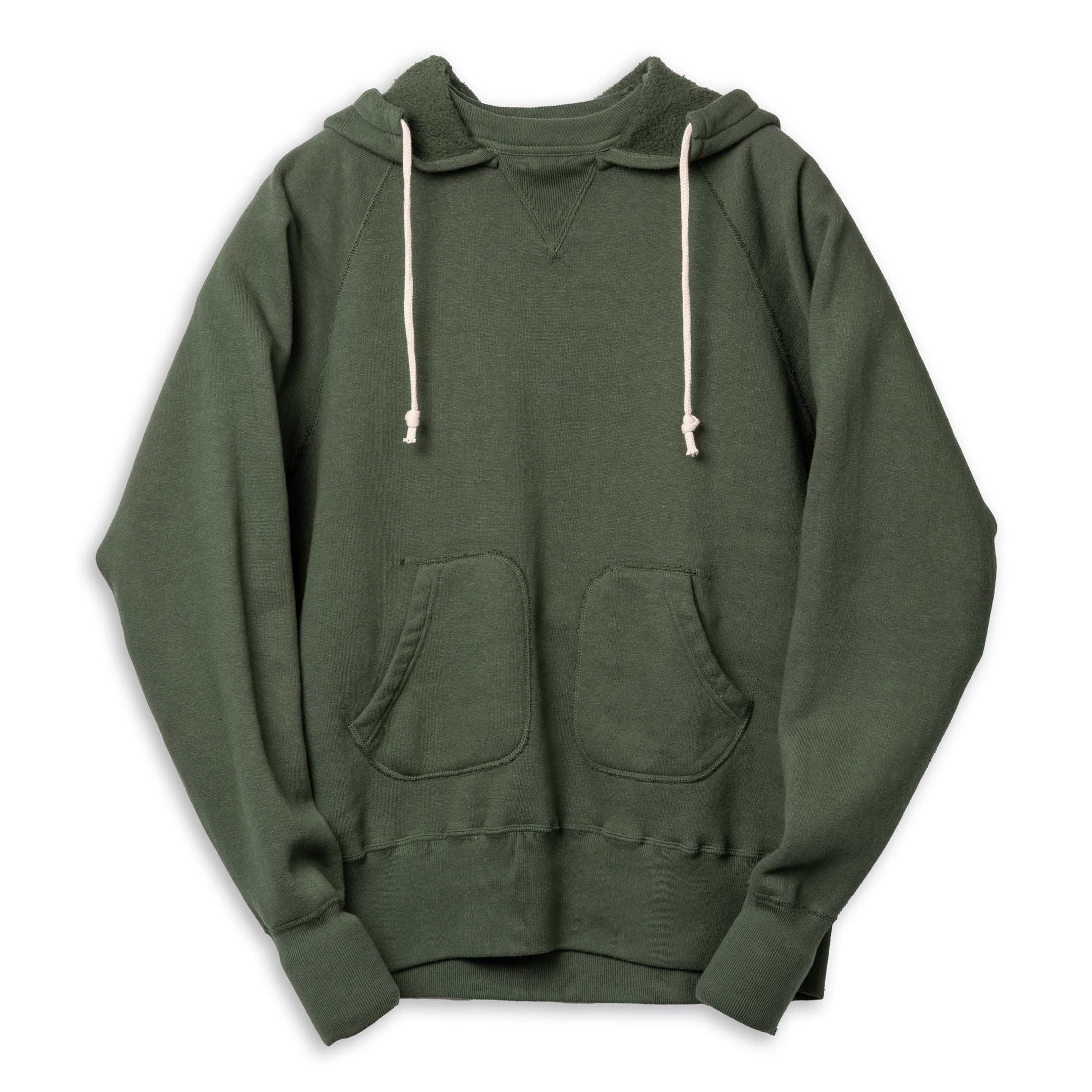 Allevol Easy 'Afterhood' Hooded Sweatshirt Green