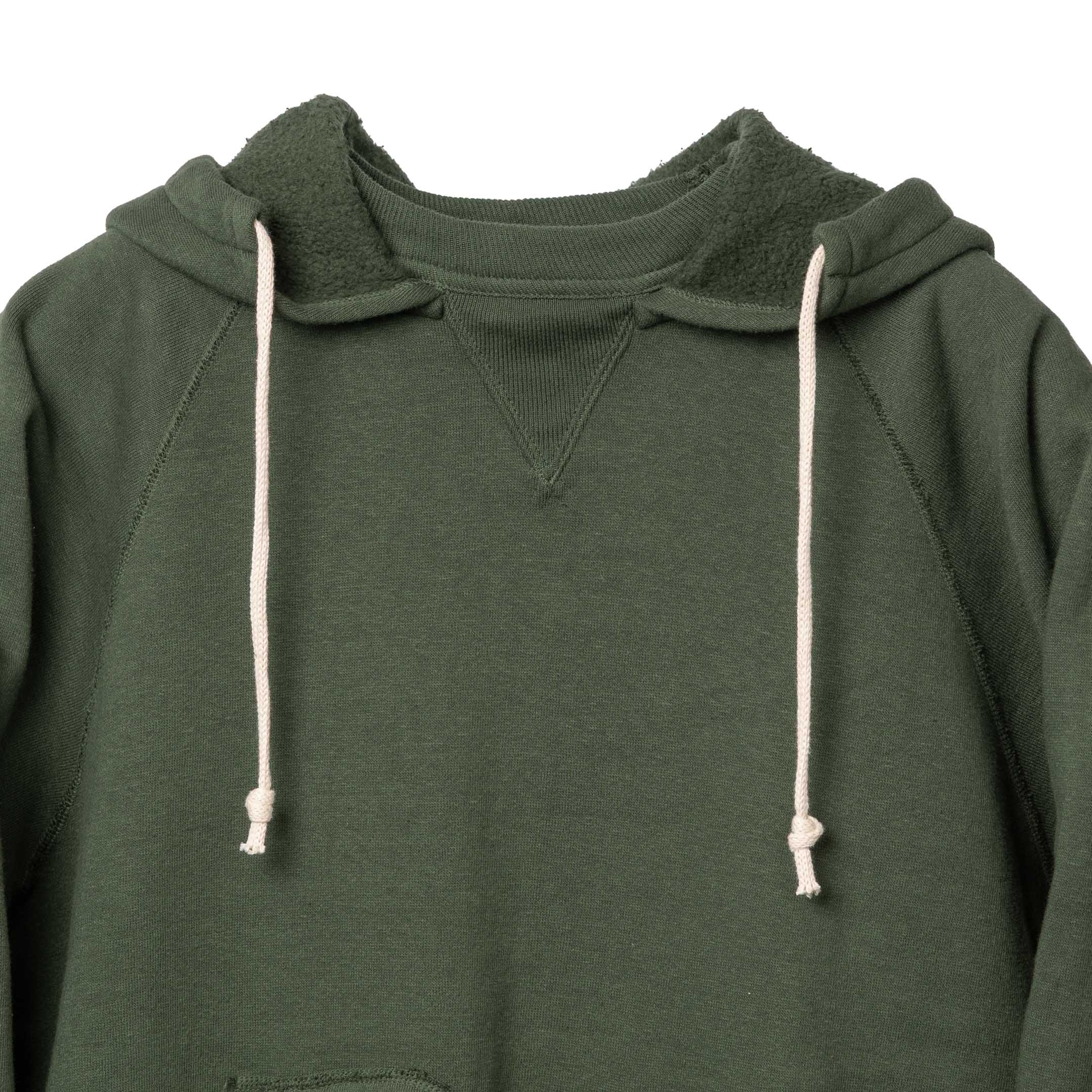 Allevol Easy 'Afterhood' Hooded Sweatshirt Green - Image 2