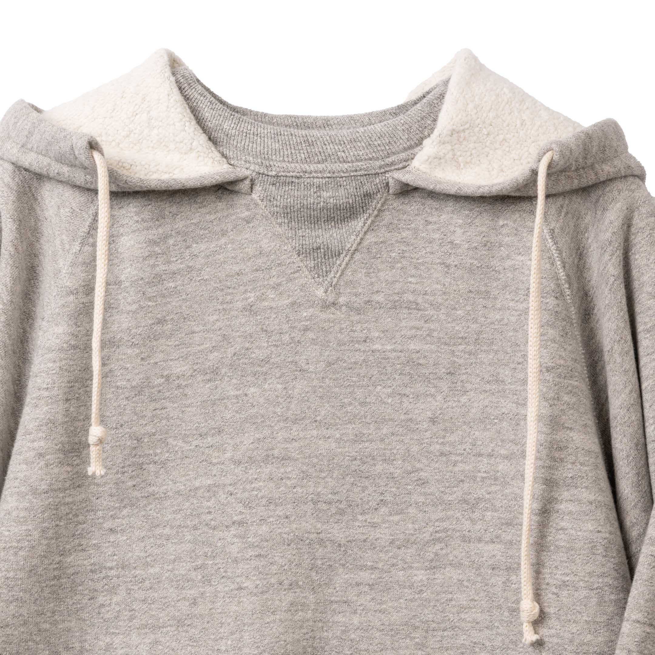 Allevol Easy 'Afterhood' Hooded Sweatshirt Light Grey - Image 4