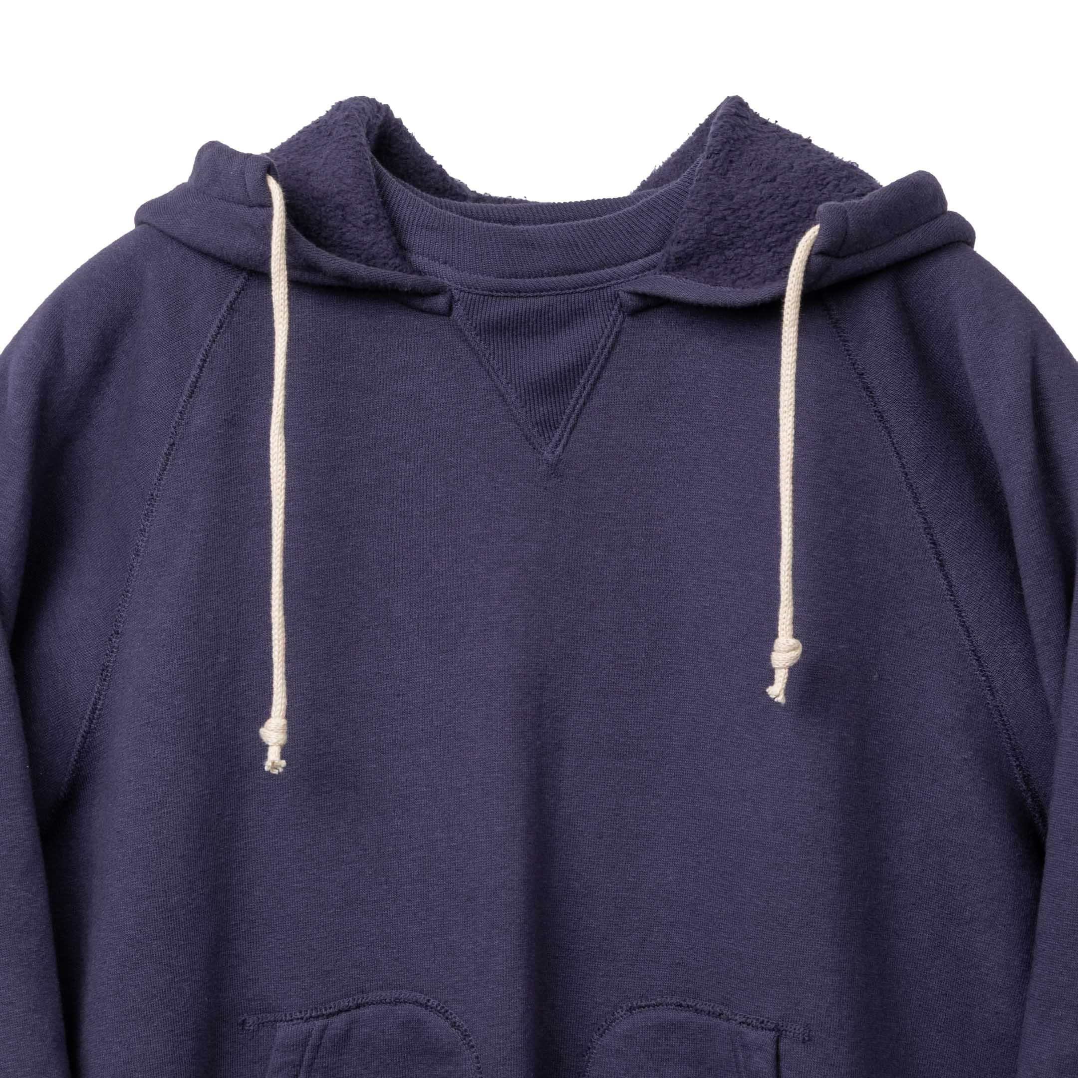 Allevol Easy 'Afterhood' Hooded Sweatshirt Navy - Image 2