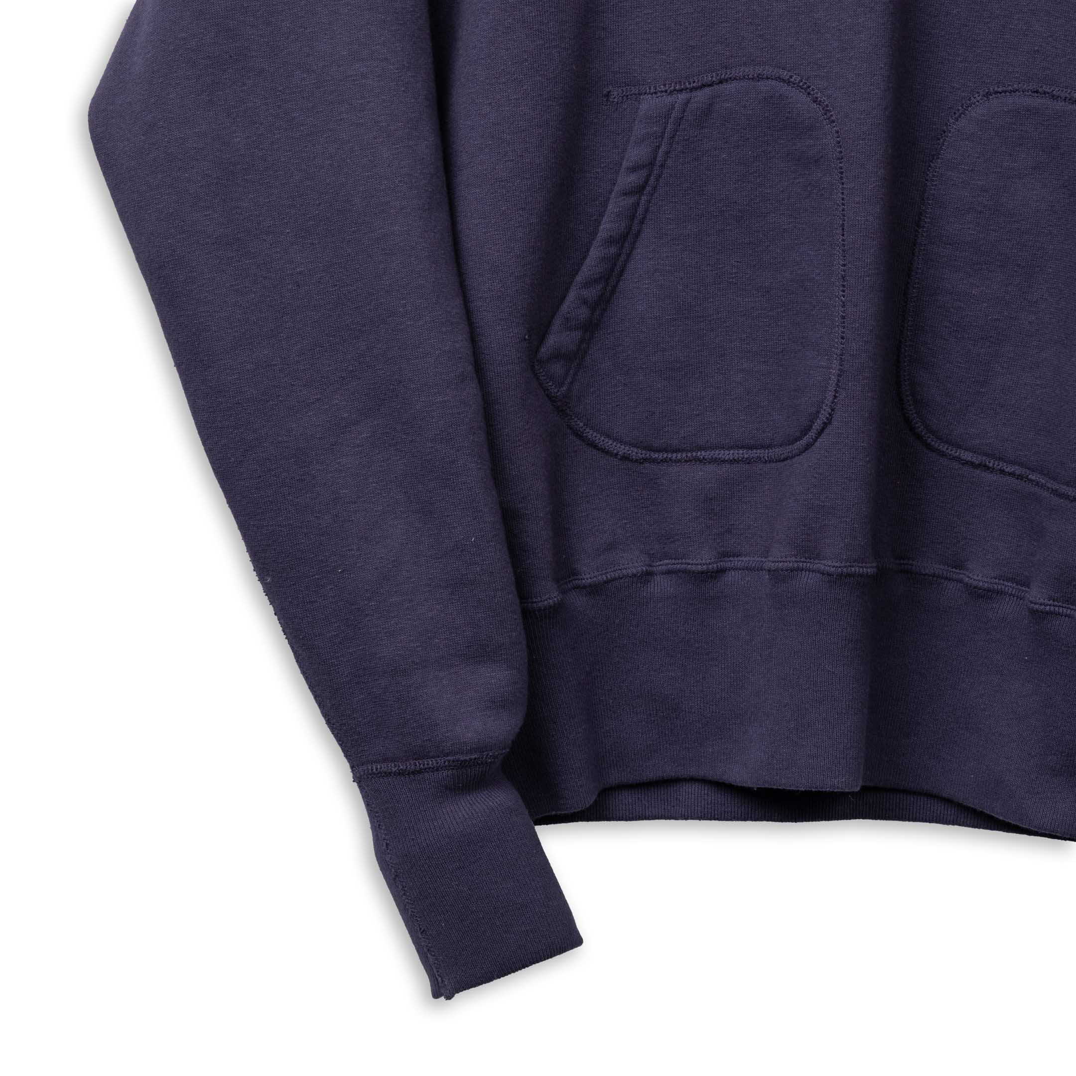 Allevol Easy 'Afterhood' Hooded Sweatshirt Navy - Image 3