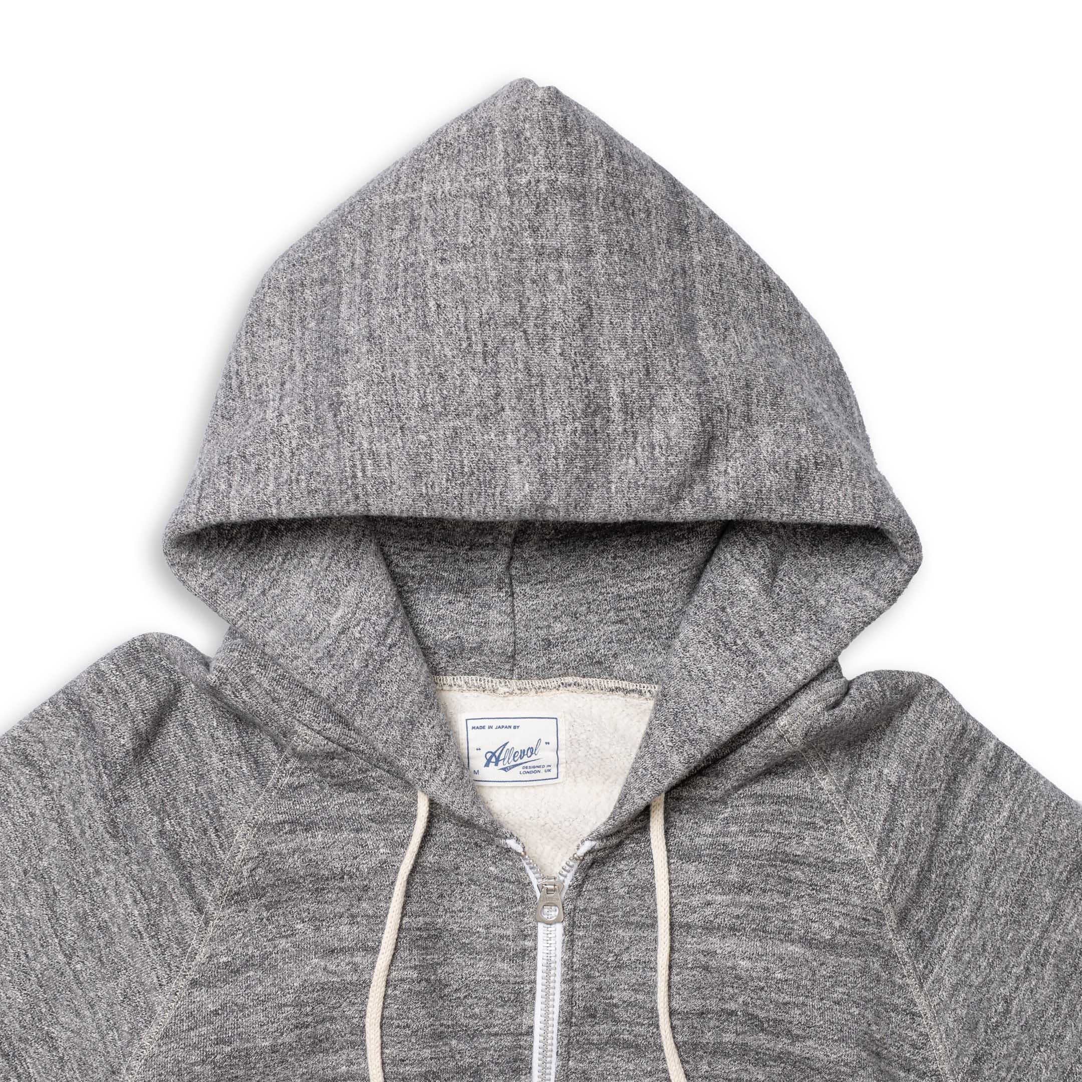 Allevol Easy 'Full Zip' Hooded Sweatshirt Dark Grey - Image 2