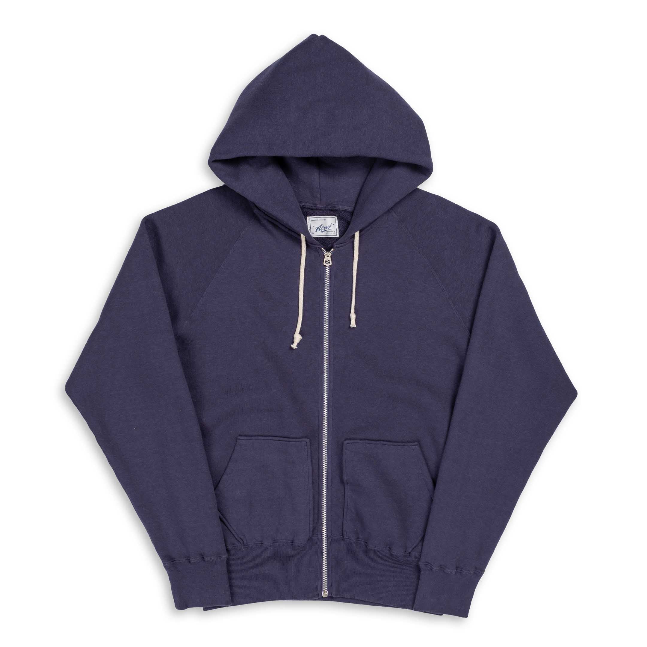 Allevol Easy 'Full Zip' Hooded Sweatshirt Navy