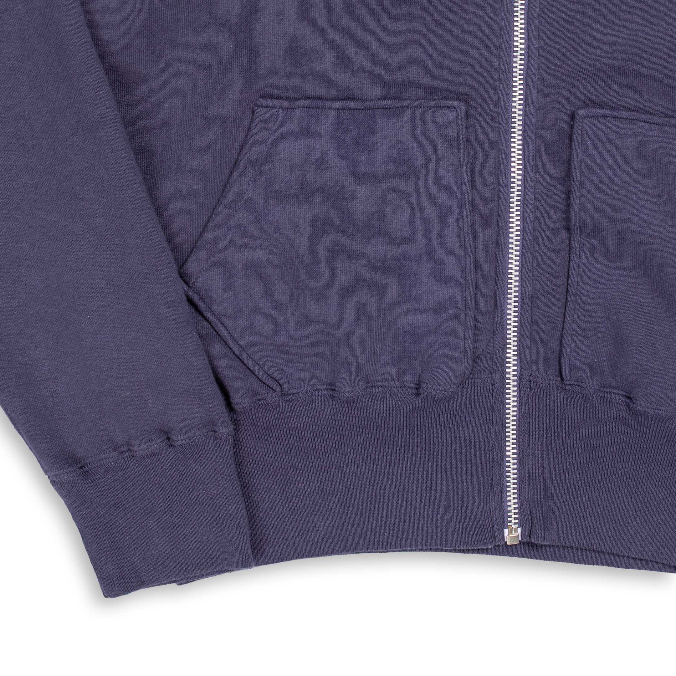 Allevol Easy 'Full Zip' Hooded Sweatshirt Navy - Image 3