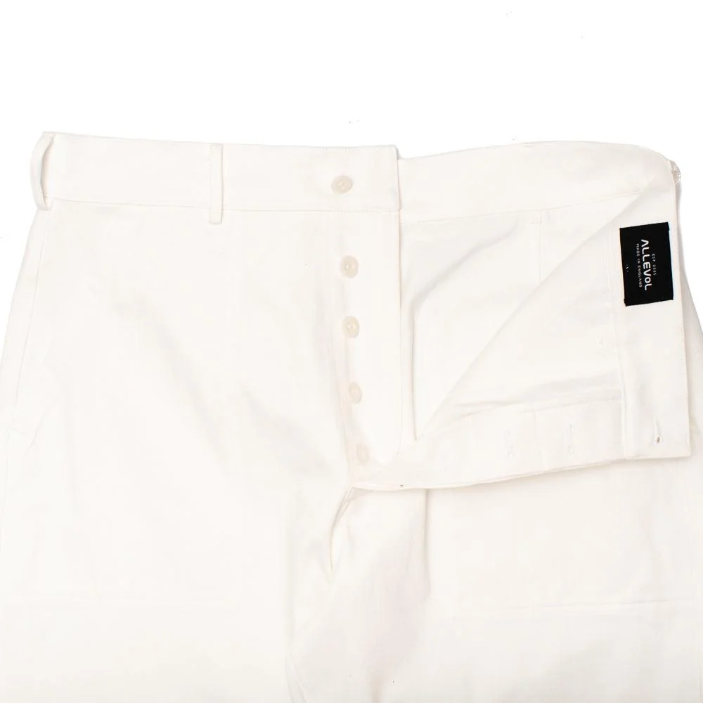 Allevol Ernest Utility Trousers Brilliant White - Image 3