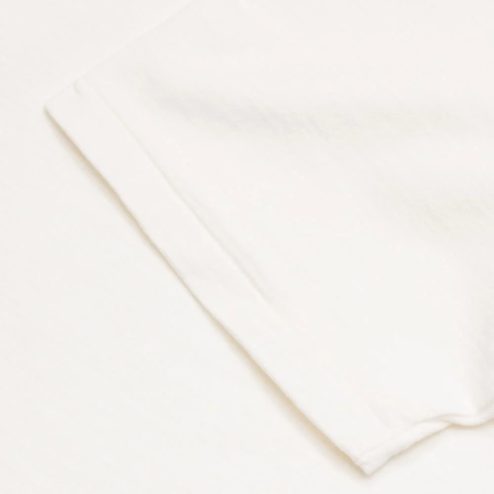 Allevol Heavy Duty Crew Neck Square Pocket T-shirt White - Image 4