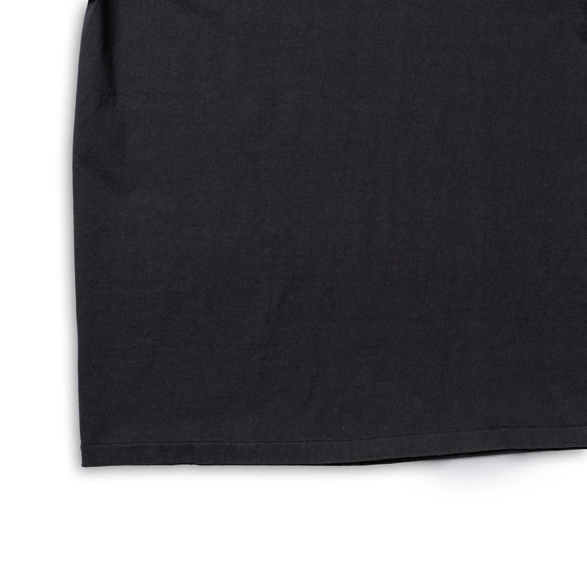 Allevol Heavy Duty Crew Neck T-shirt Cropped Black - Image 4