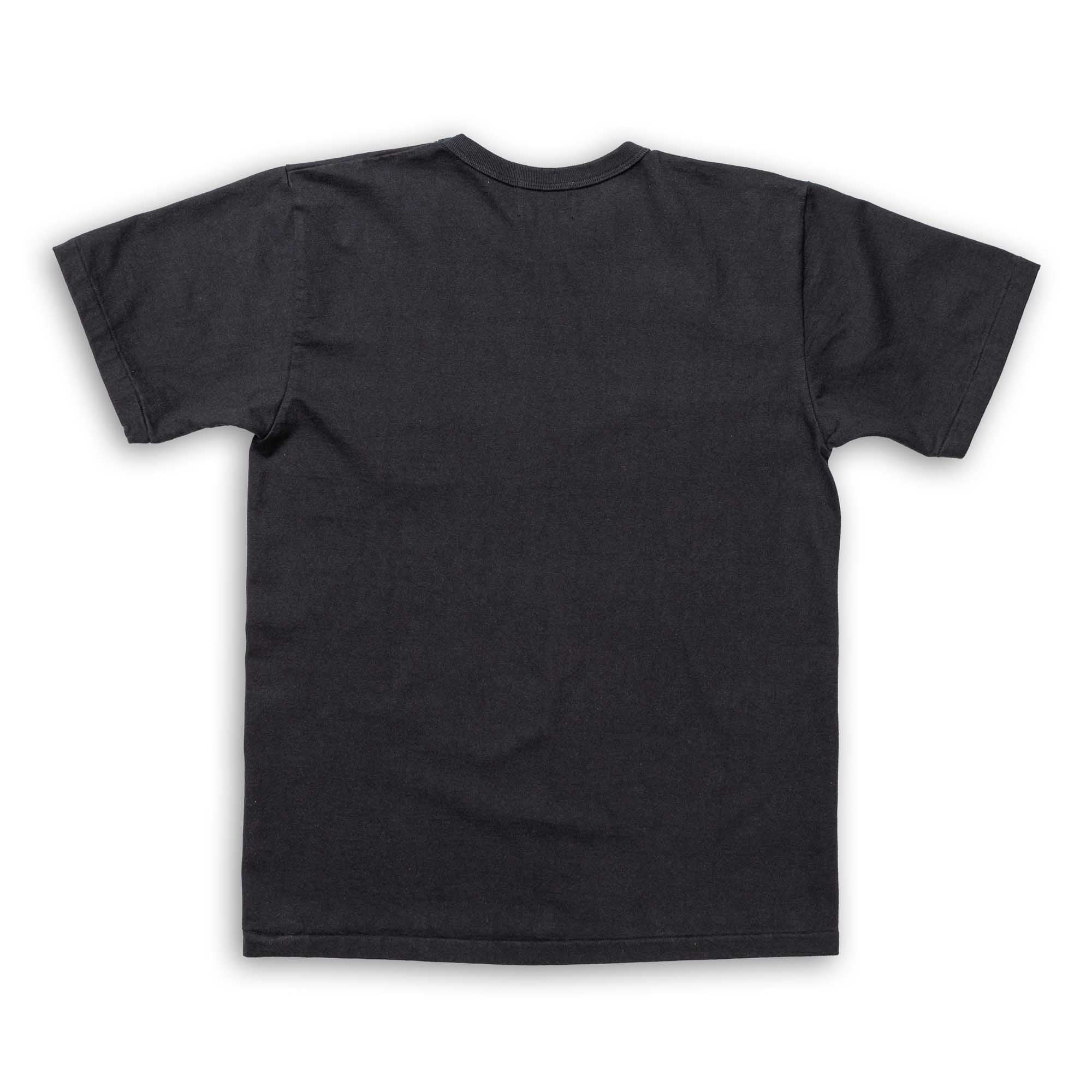 Allevol Heavy Duty Crew Neck T-shirt Cropped Black - Image 5