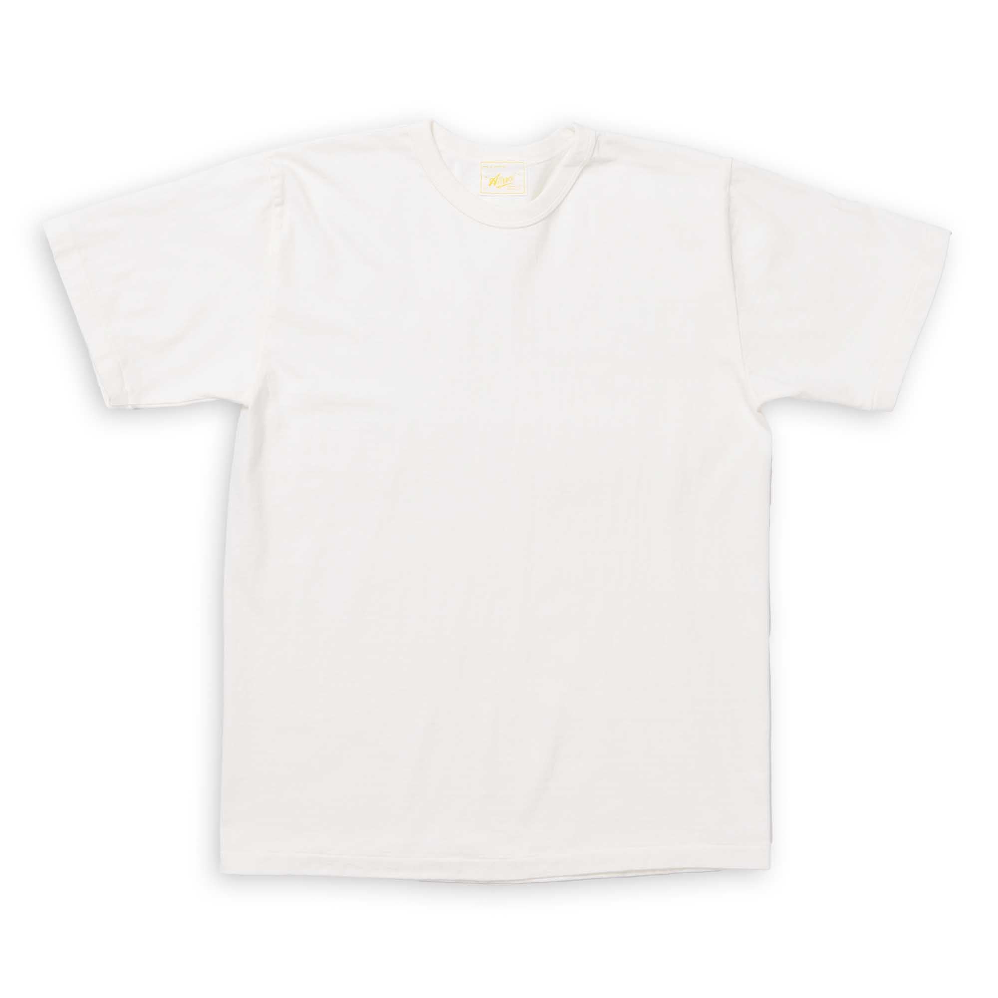 Allevol Heavy Duty Crew Neck T-shirt Cropped White