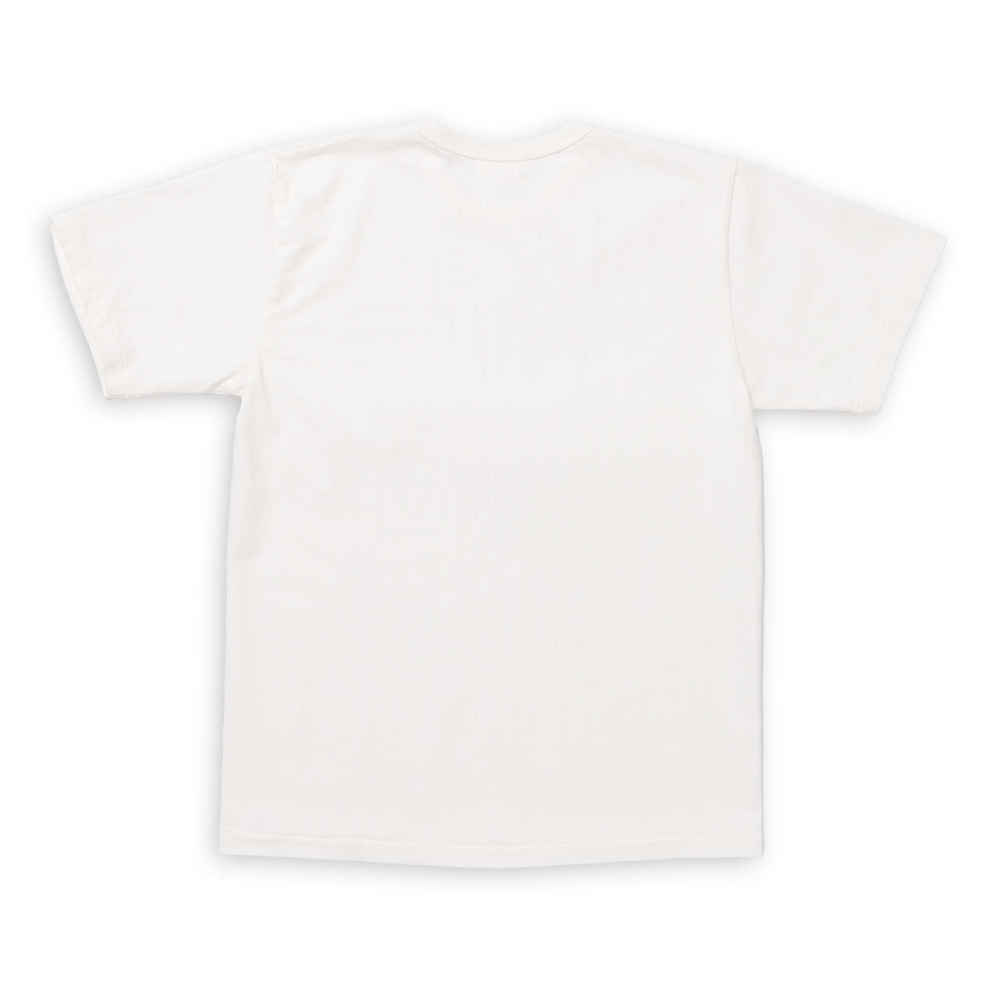 Allevol Heavy Duty Crew Neck T-shirt Cropped White - Image 5