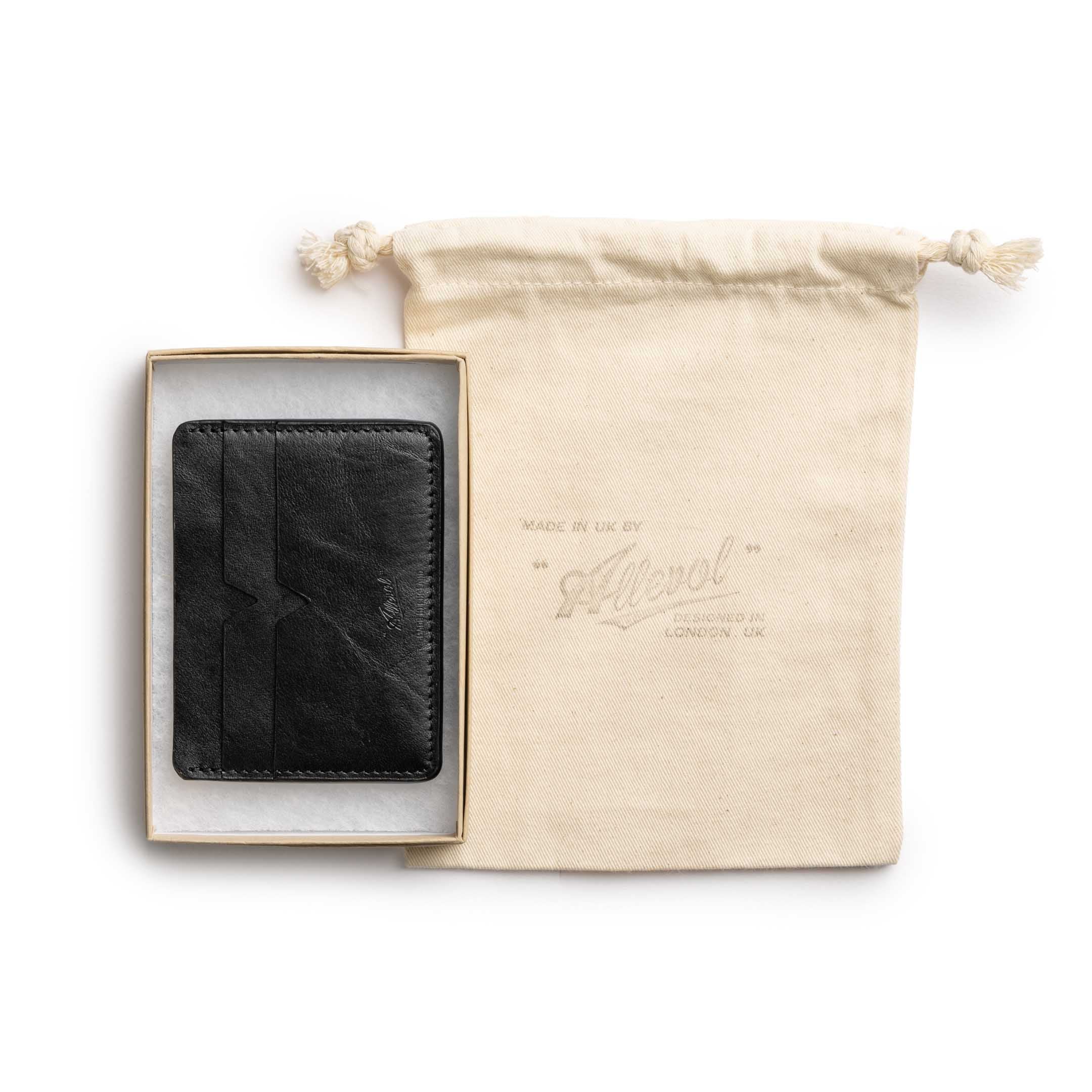 Allevol Leather Card Holder Black - Image 3