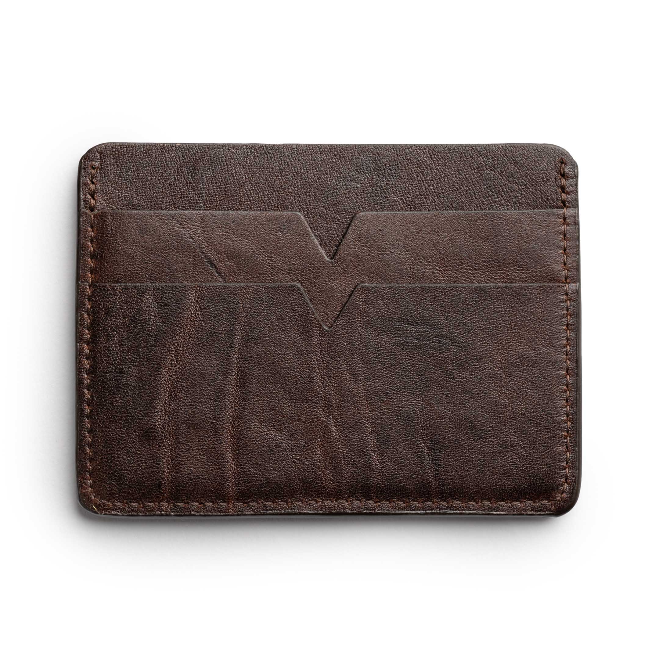 Allevol Leather Card Holder Brown - Image 2