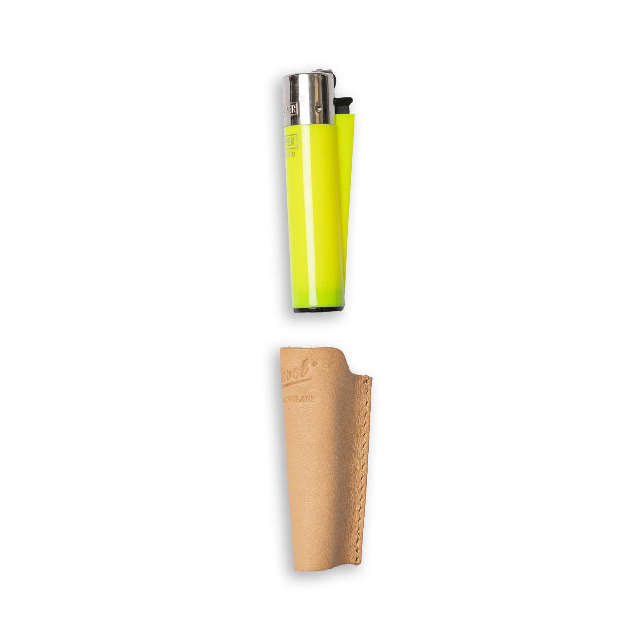 Allevol Leather Lighter Holder Natural - Image 2