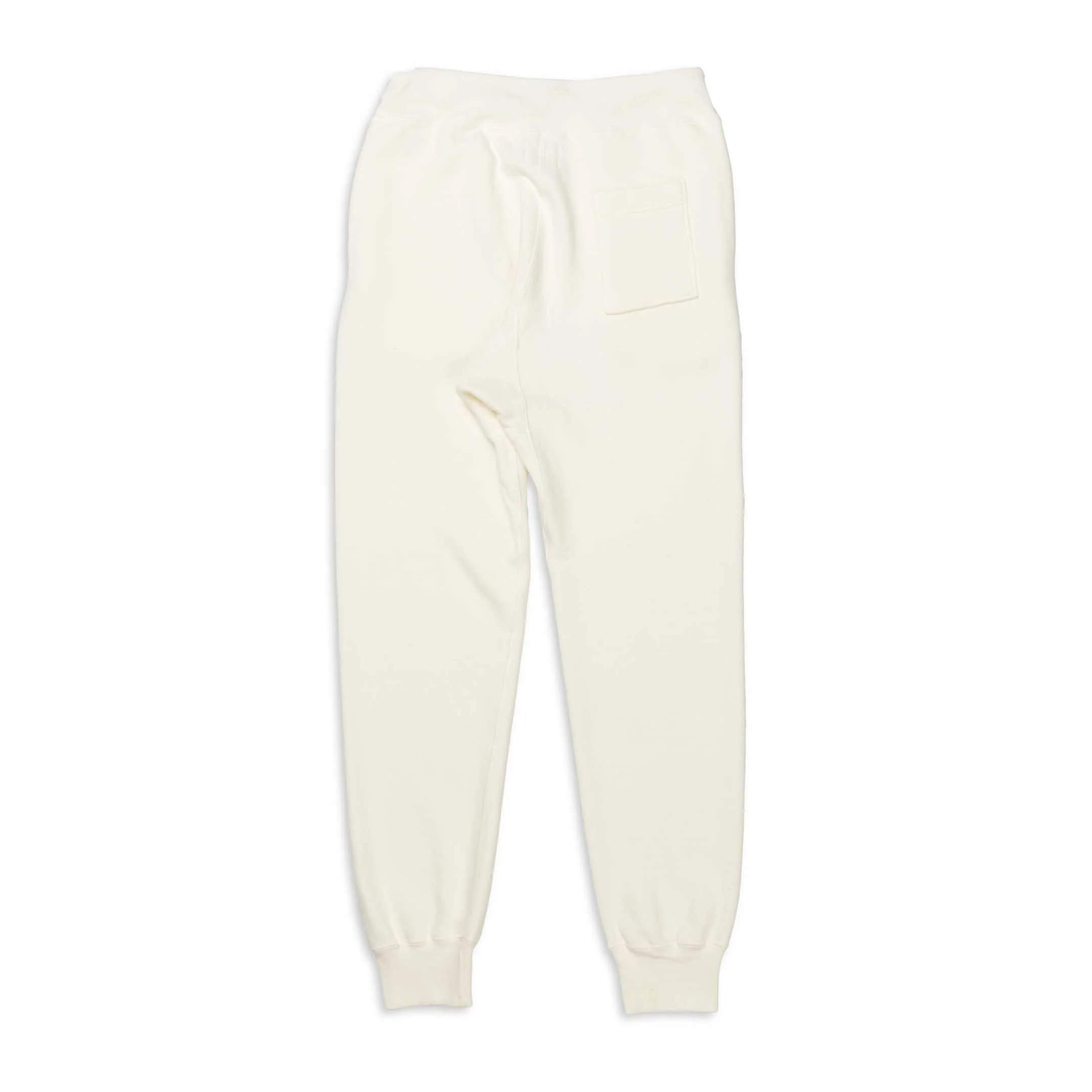 Allevol Loopwheel Easy Sweatpants White - Image 3