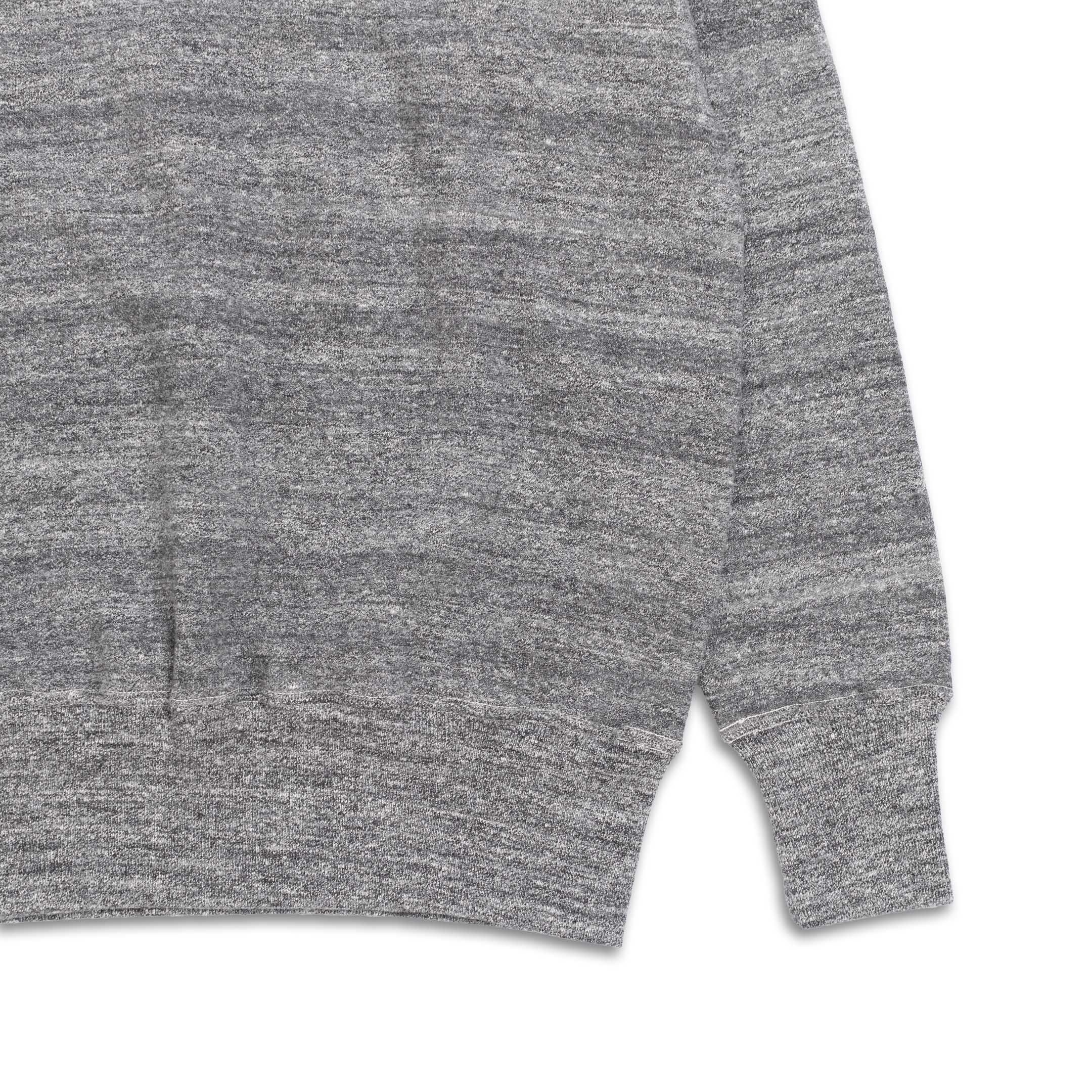 Allevol Loopwheel Quarter Zip Sweatshirt Dark Grey - Image 3