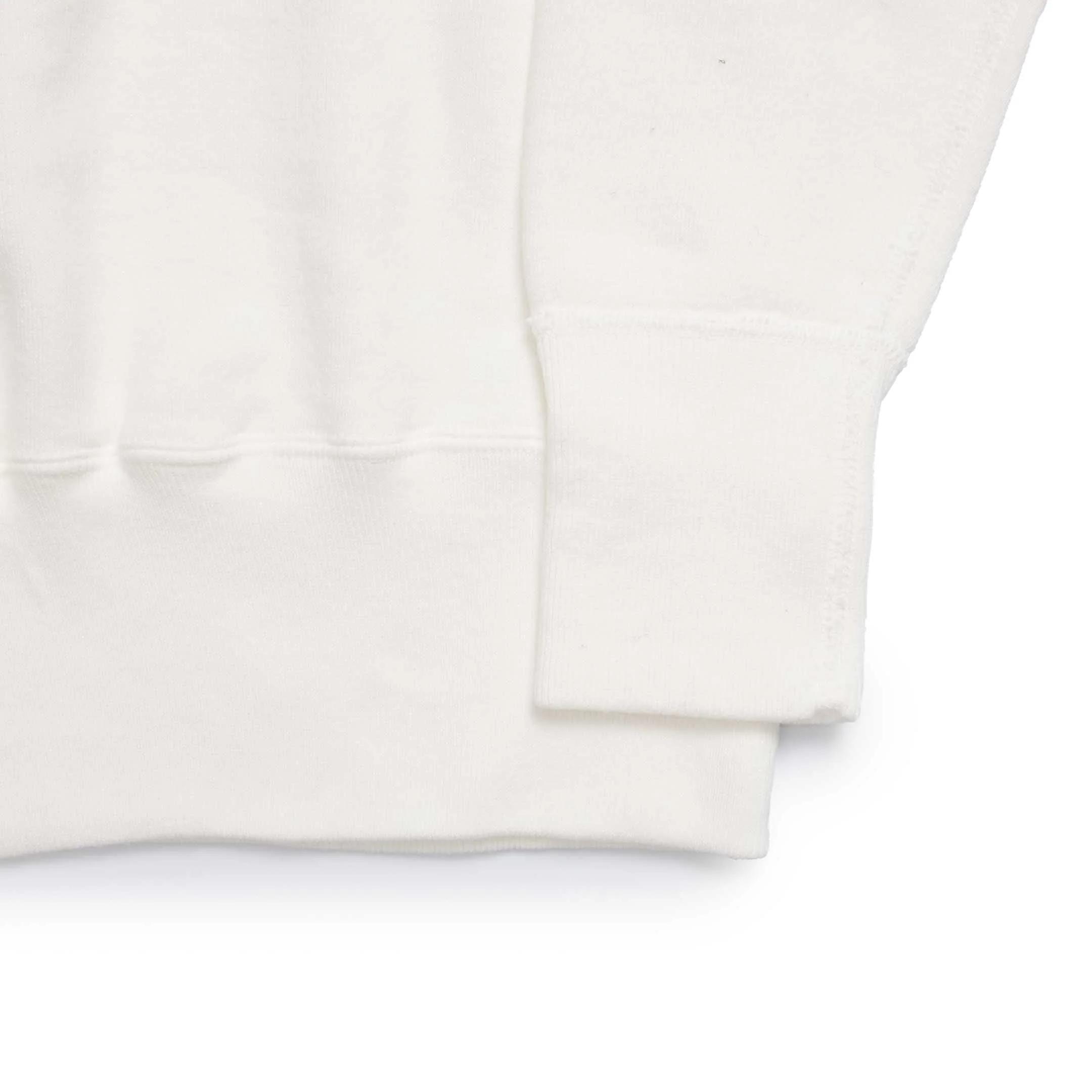 Allevol Loopwheel Easy Sweatshirt White - Image 3
