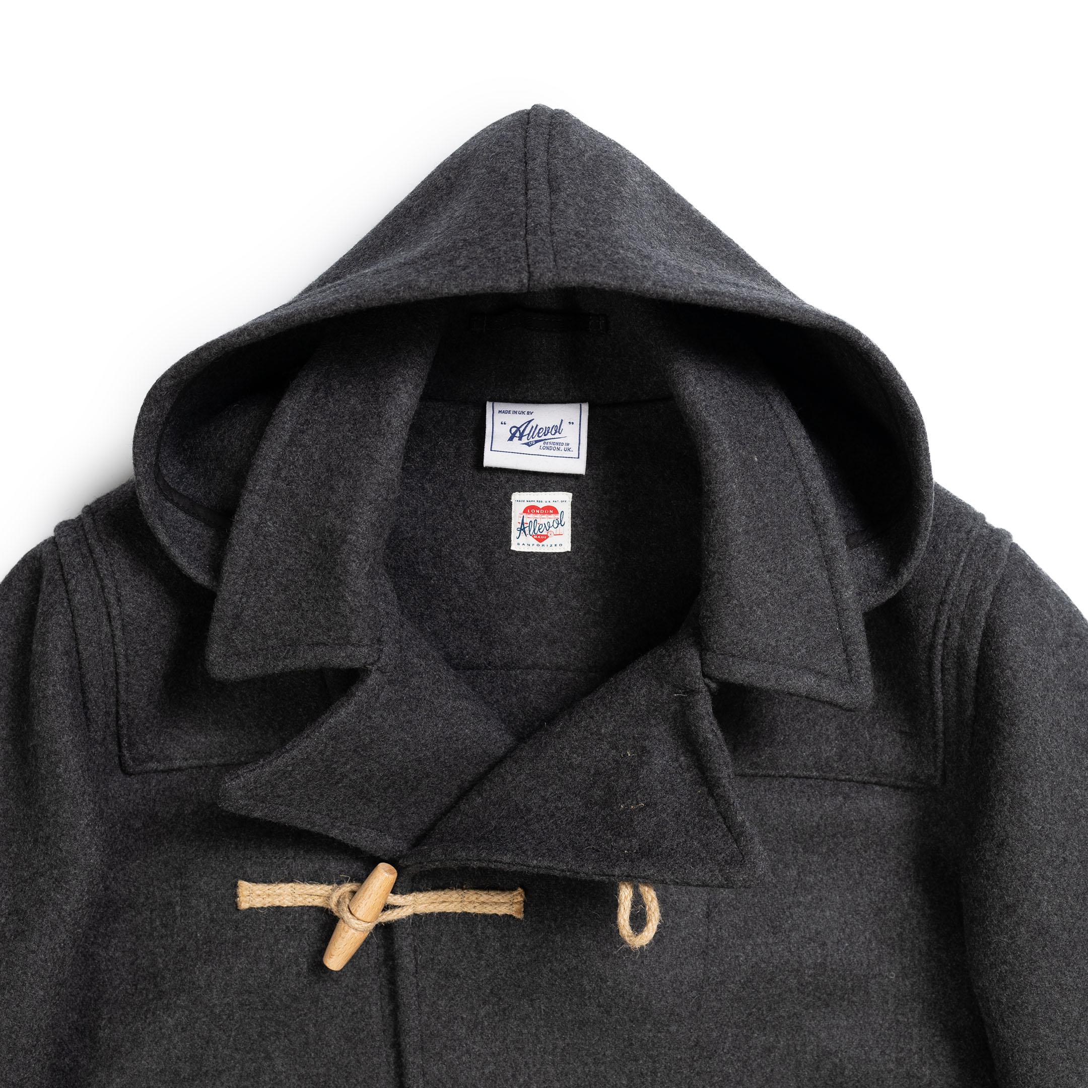Allevol 'Pat' Duffle Coat Grey - Image 2