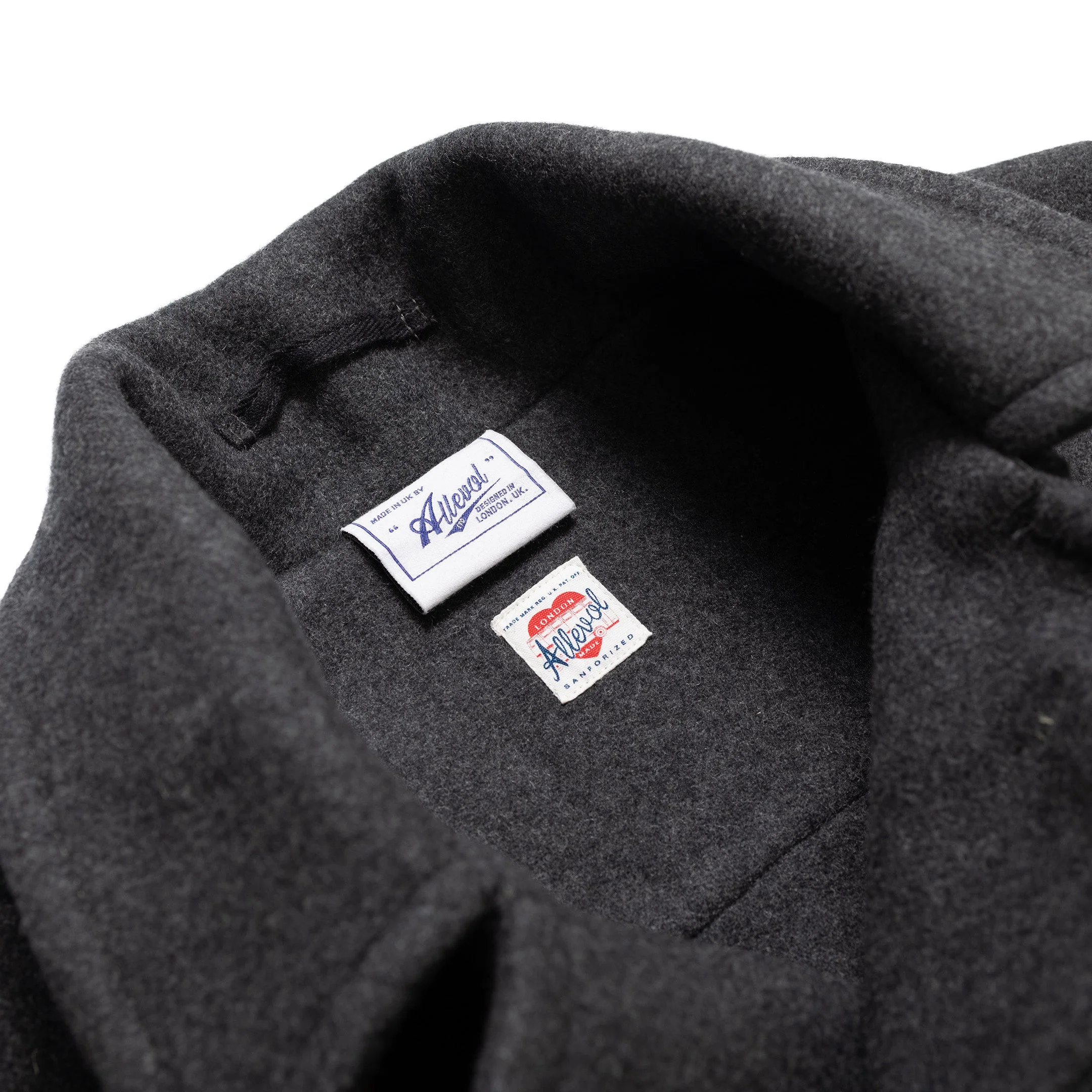 Allevol 'Pat' Duffle Coat Grey - Image 8