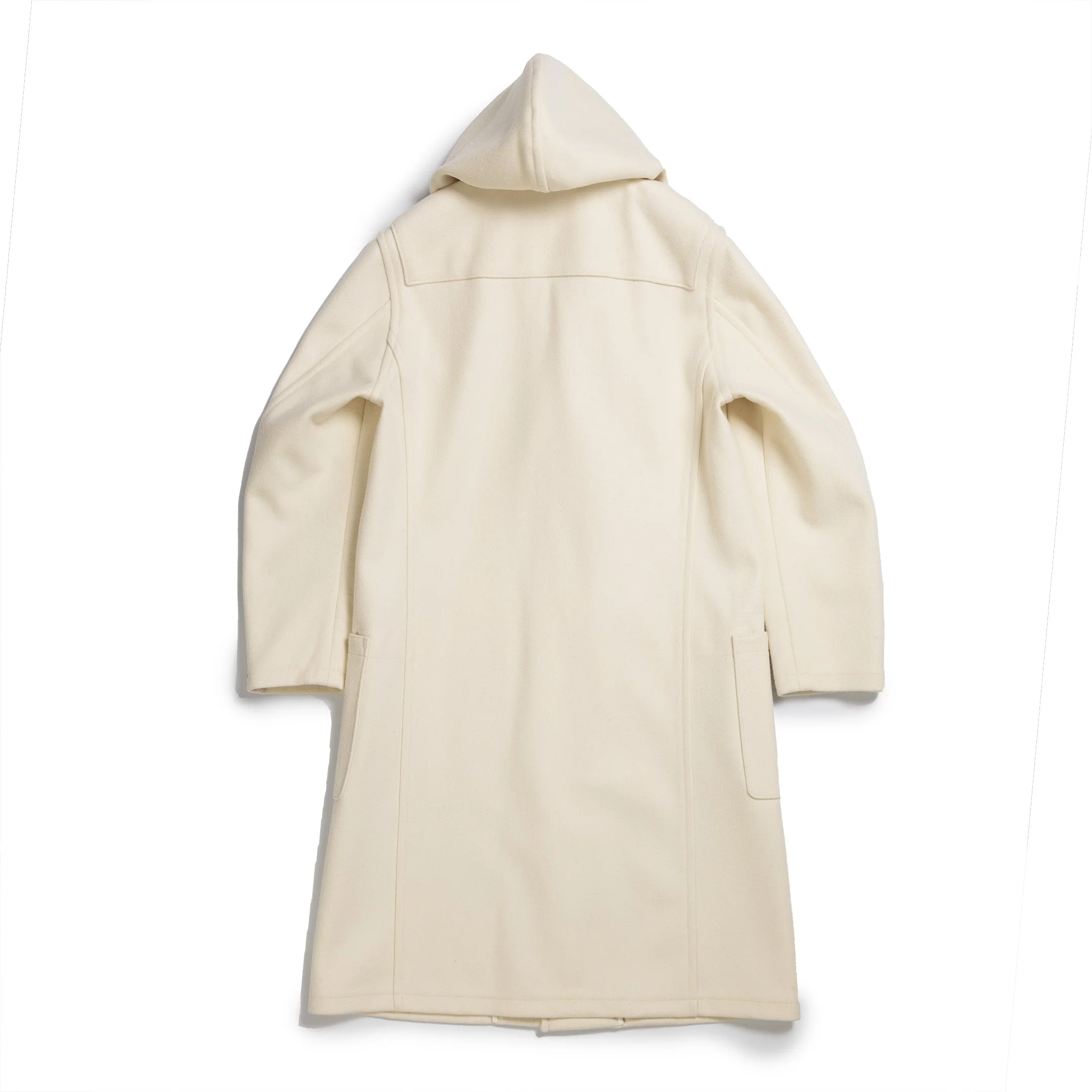 Allevol 'Pat' Duffle Coat White - Image 3