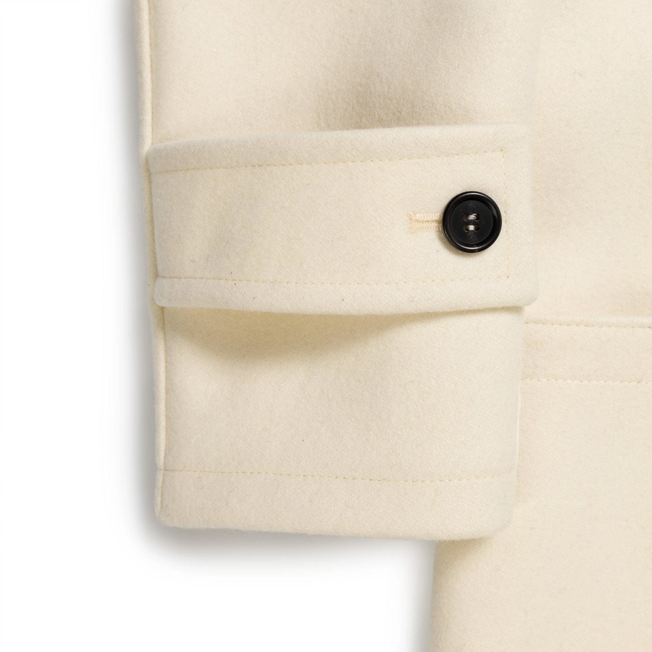 Allevol 'Pat' Duffle Coat White - Image 6