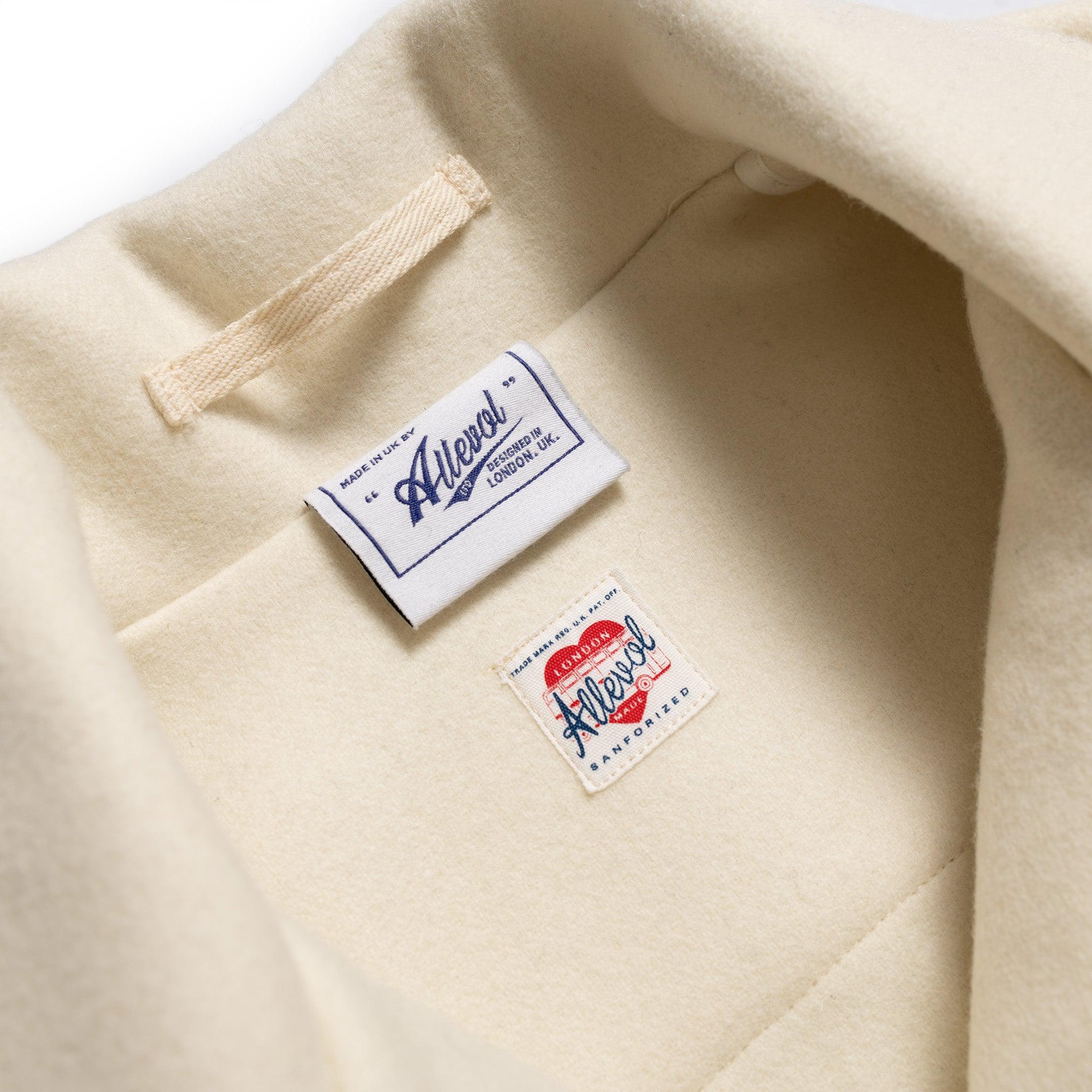 Allevol 'Pat' Duffle Coat White - Image 8
