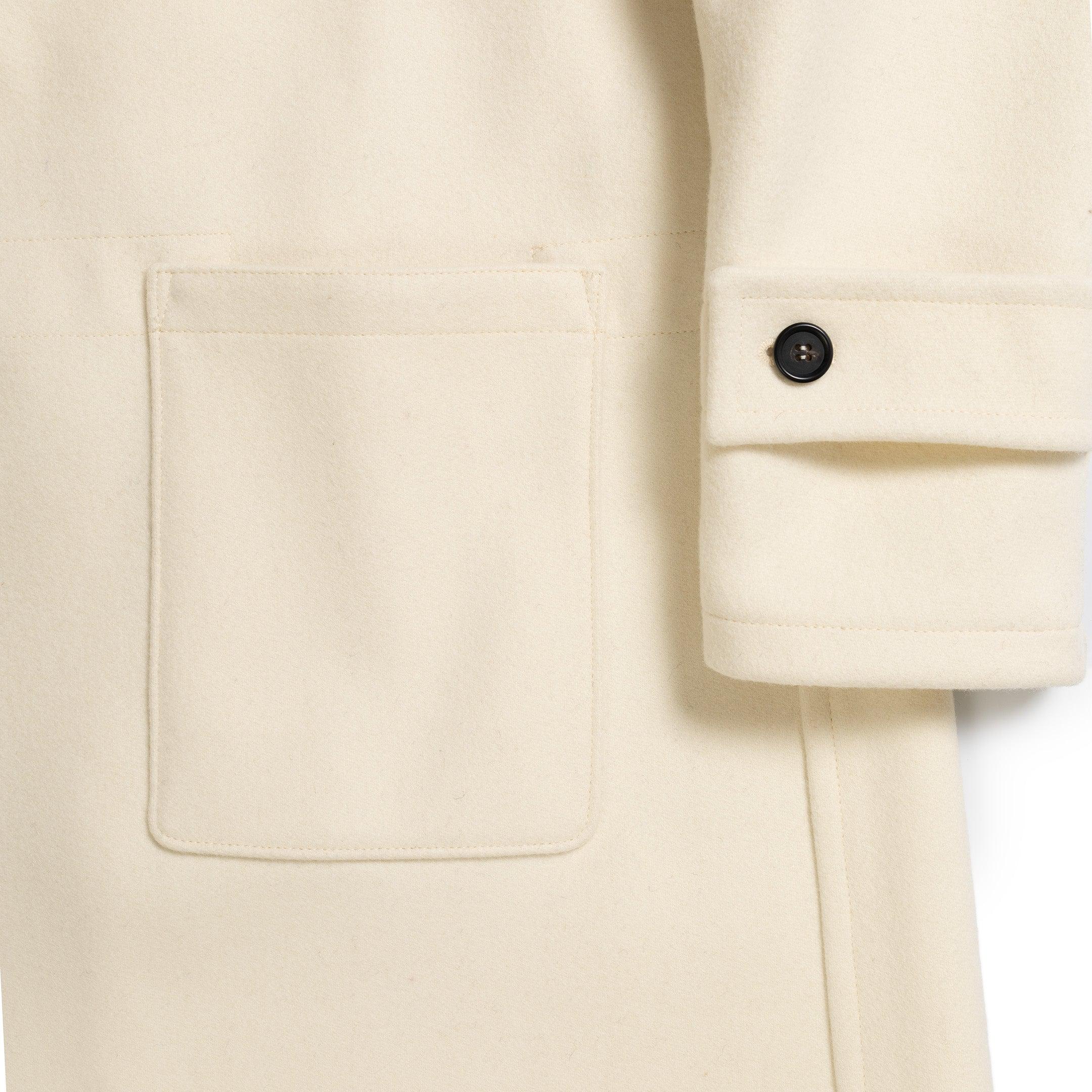 Allevol 'Pat' Duffle Coat White - Image 9