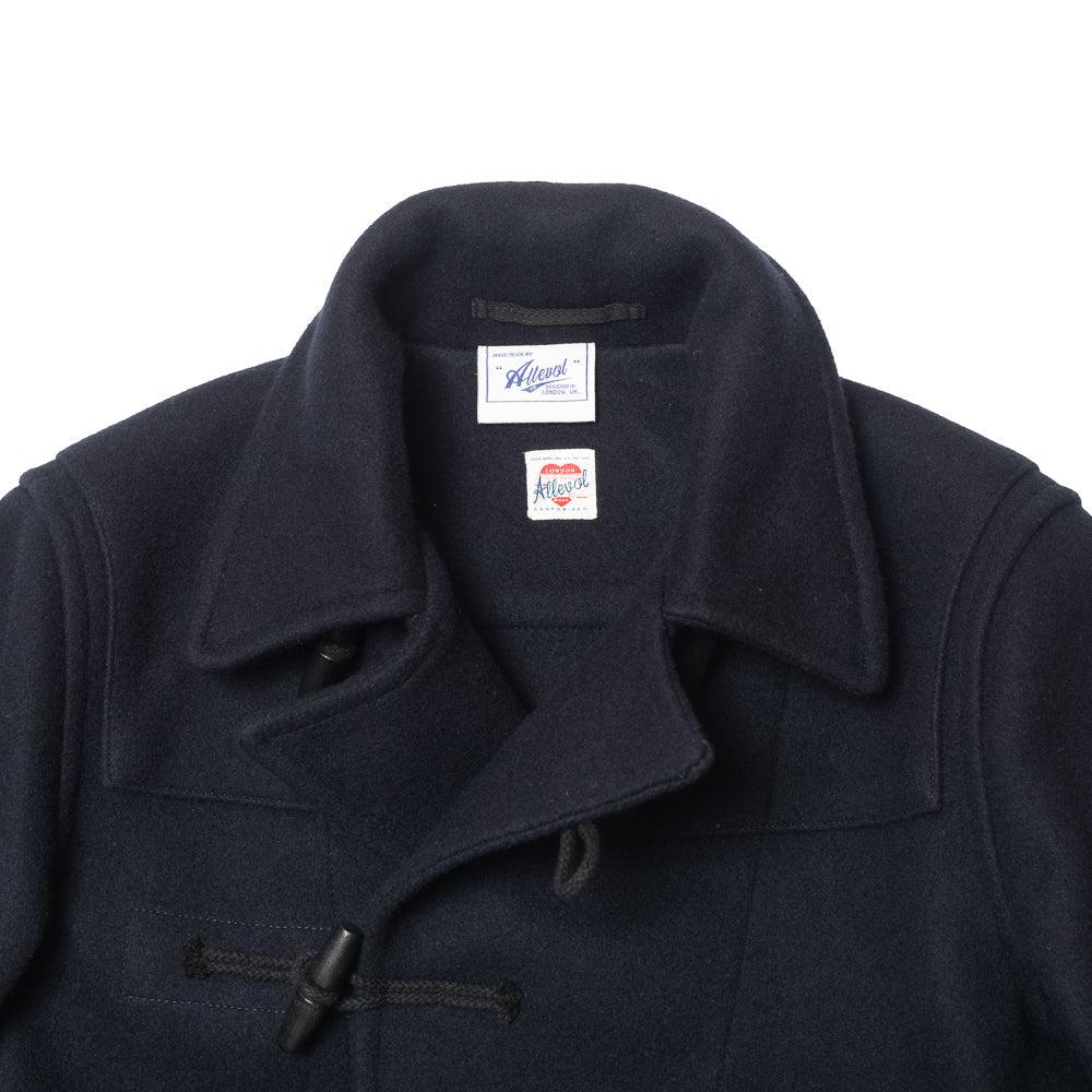 Allevol 'Pat' Duffle Coat Navy - Image 3