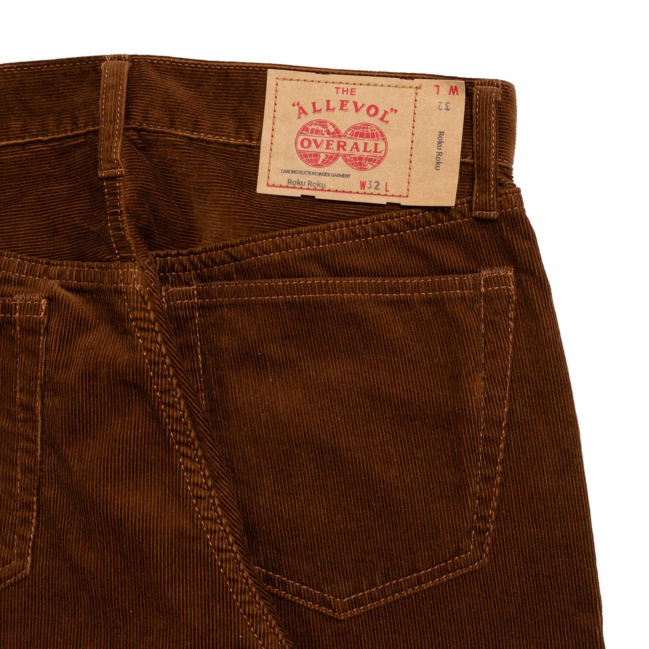 Allevol 'Roku Roku' 66 Corduroy Brown - Image 3