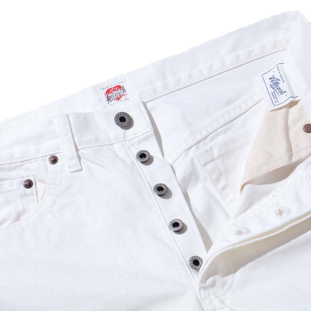 Allevol 'Roku Roku' 66 Denim Jean White - Image 3