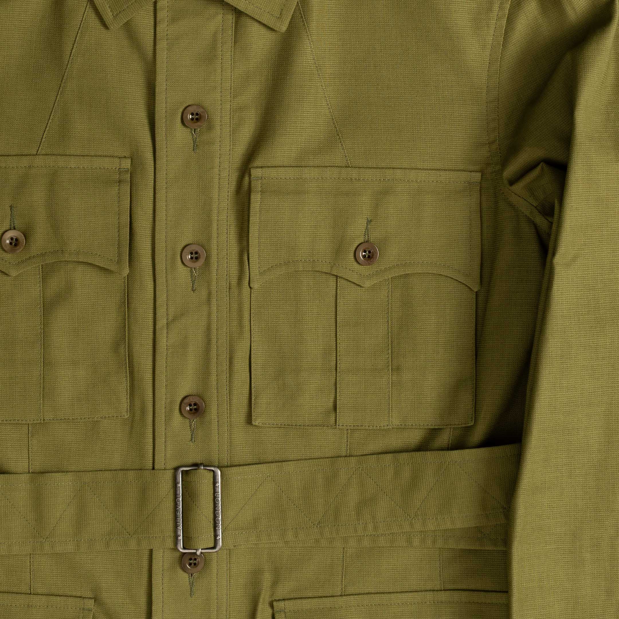 Allevol Safari Jacket British Army Green - Image 4