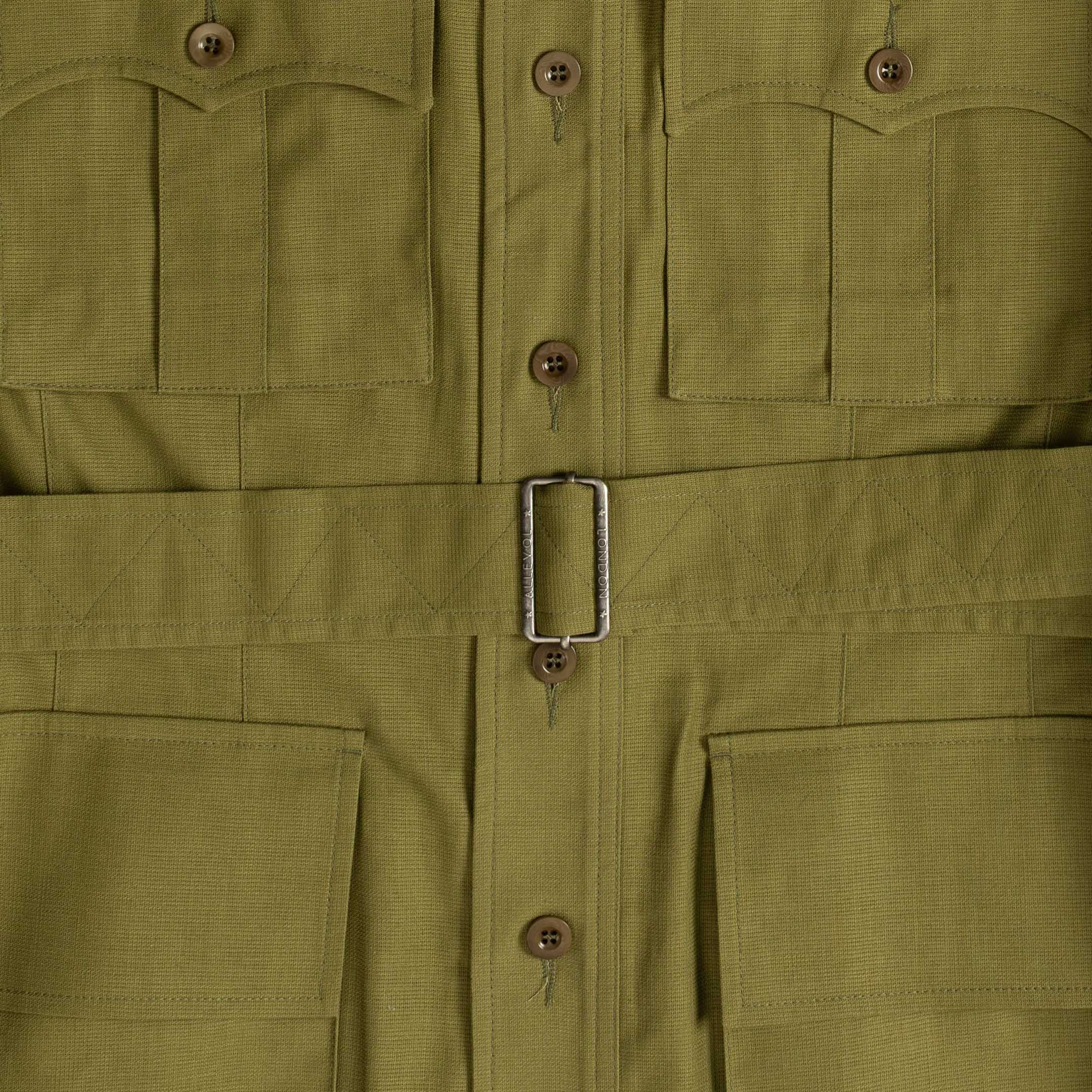 Allevol Safari Jacket British Army Green - Image 7
