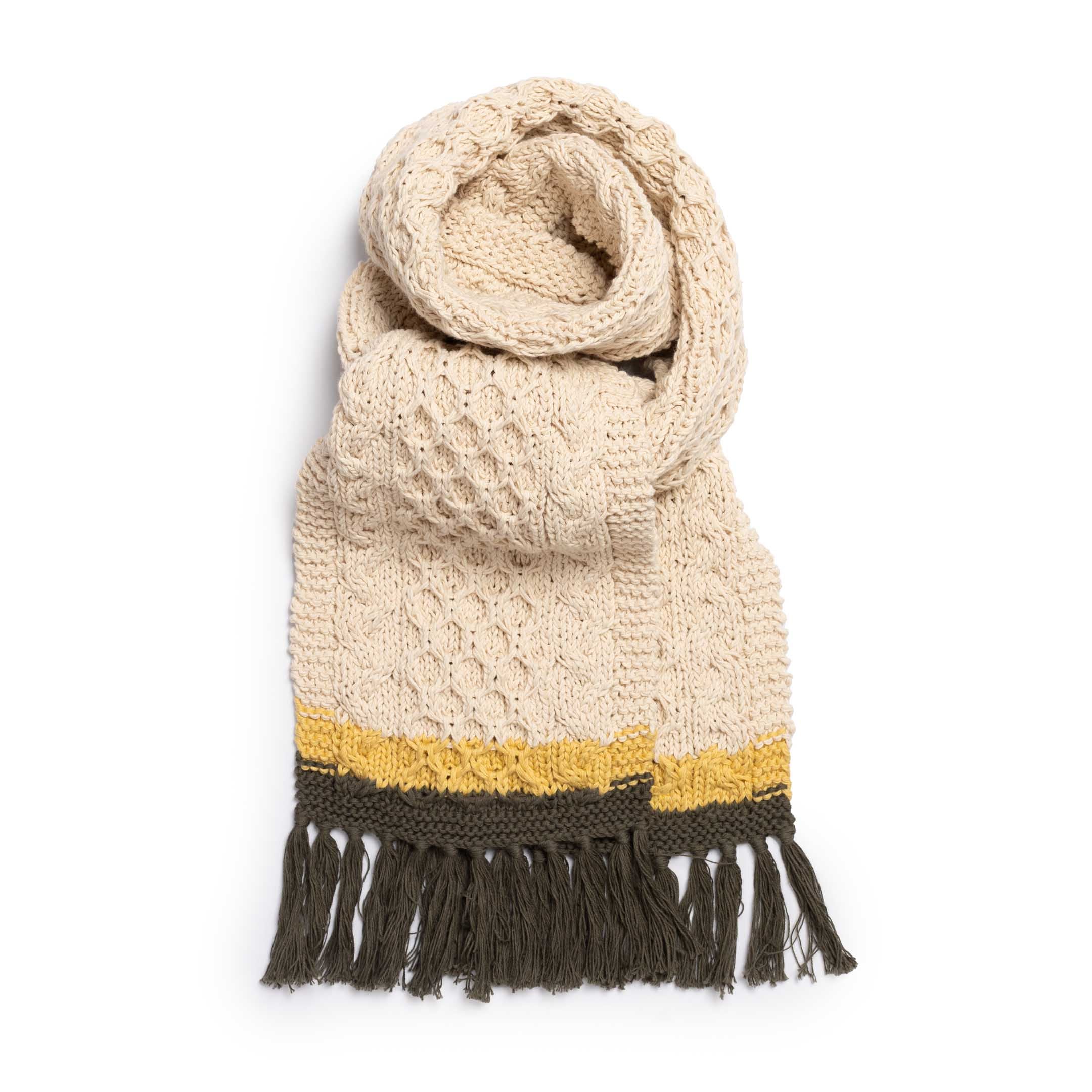 Allevol x Inverallan 12A Aran Scarf Ecru - Image 2