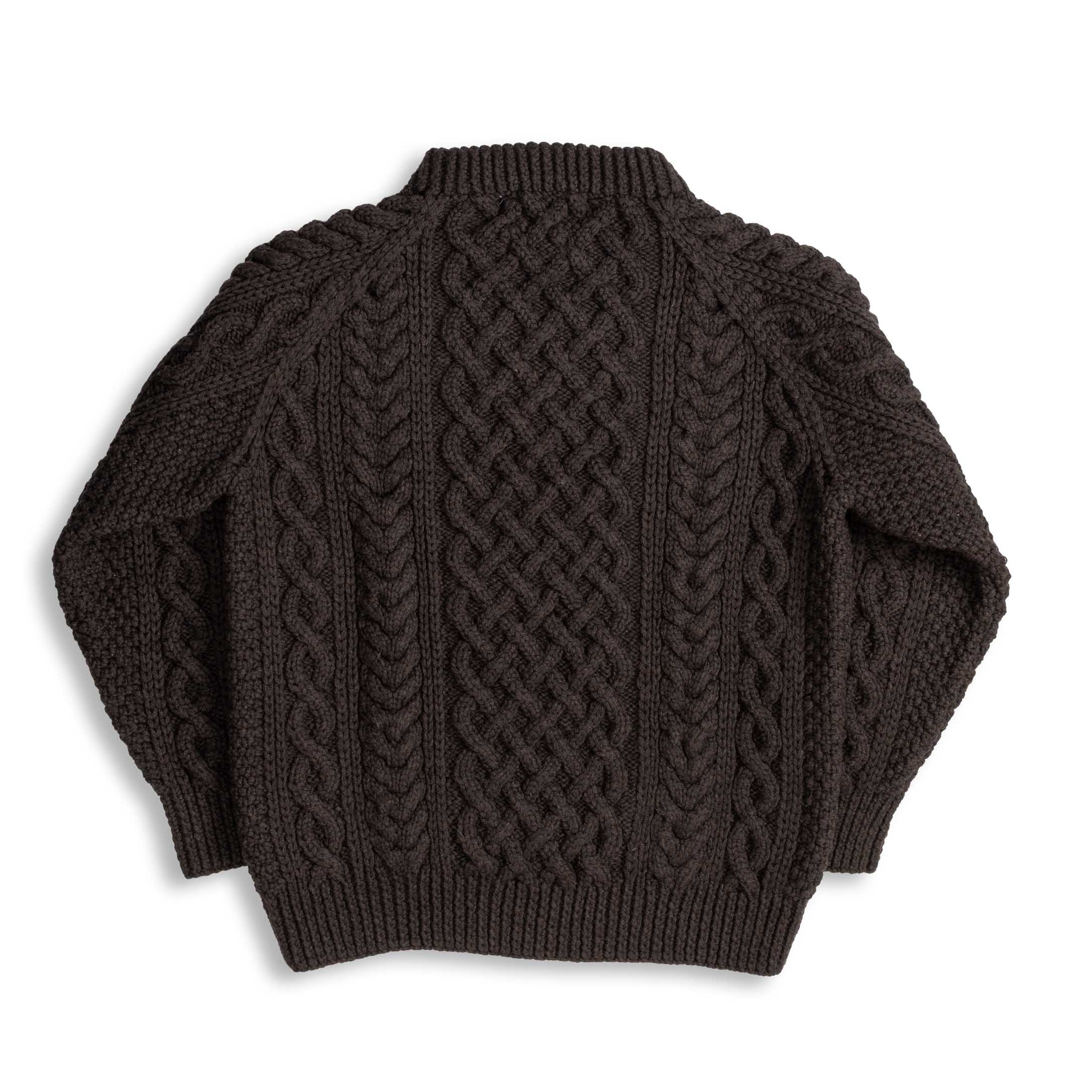 Allevol x Inverallan 1A Country Meetings Crew Neck Sweater Merino Lambswool Conker - Image 2